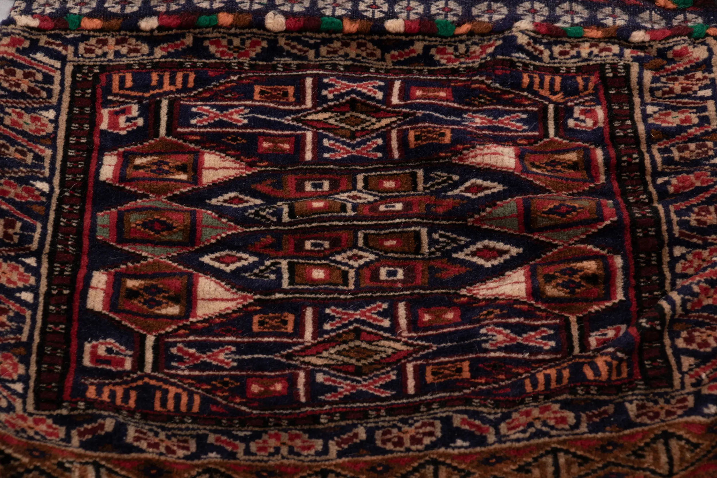 Antique Saddle Bag Runner Rug