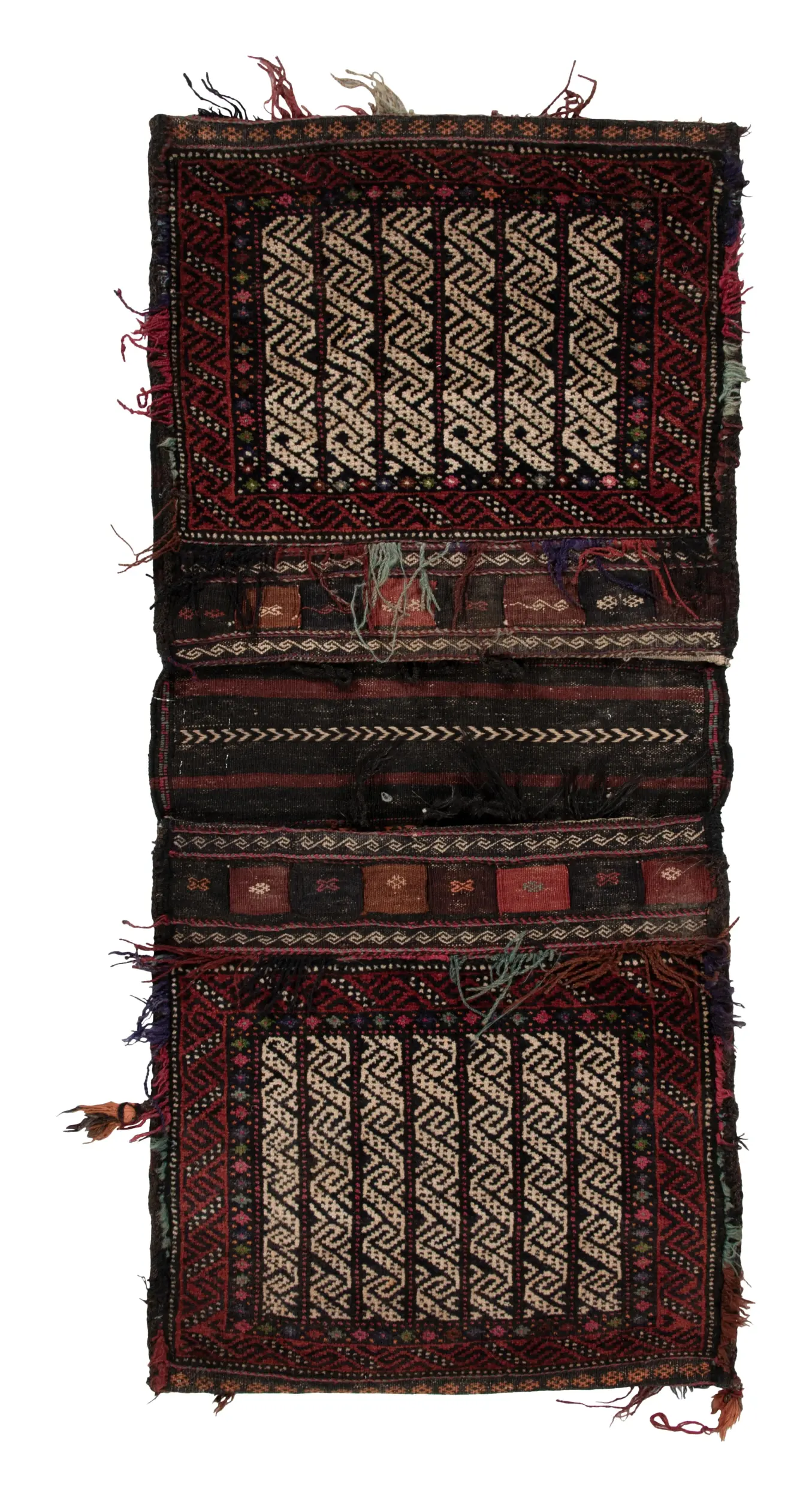 Antique Saddle Bag Runner Rug