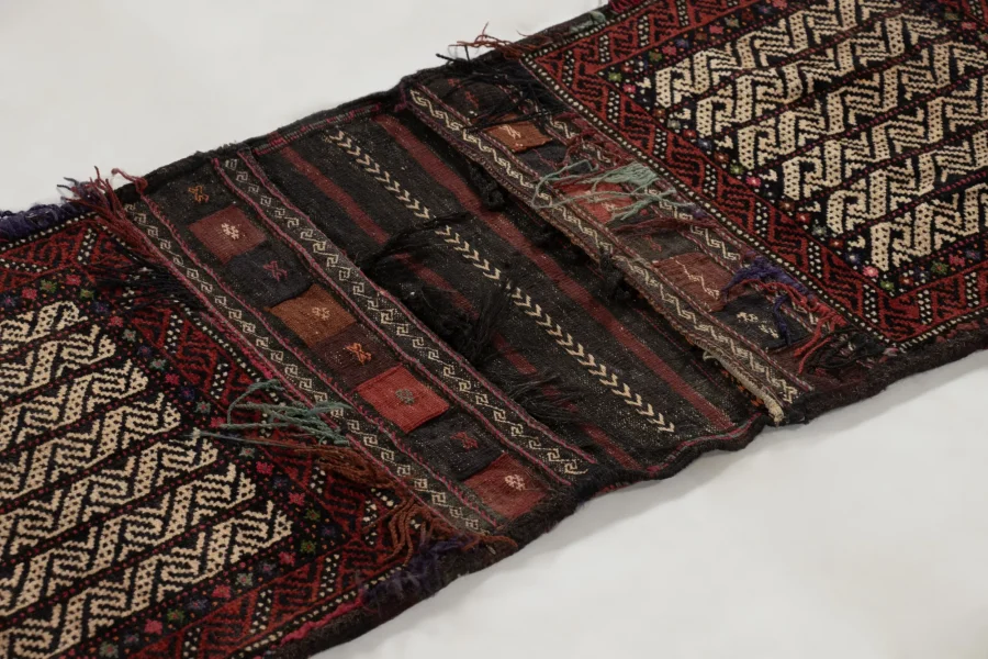 Antique Saddle Bag Runner Rug