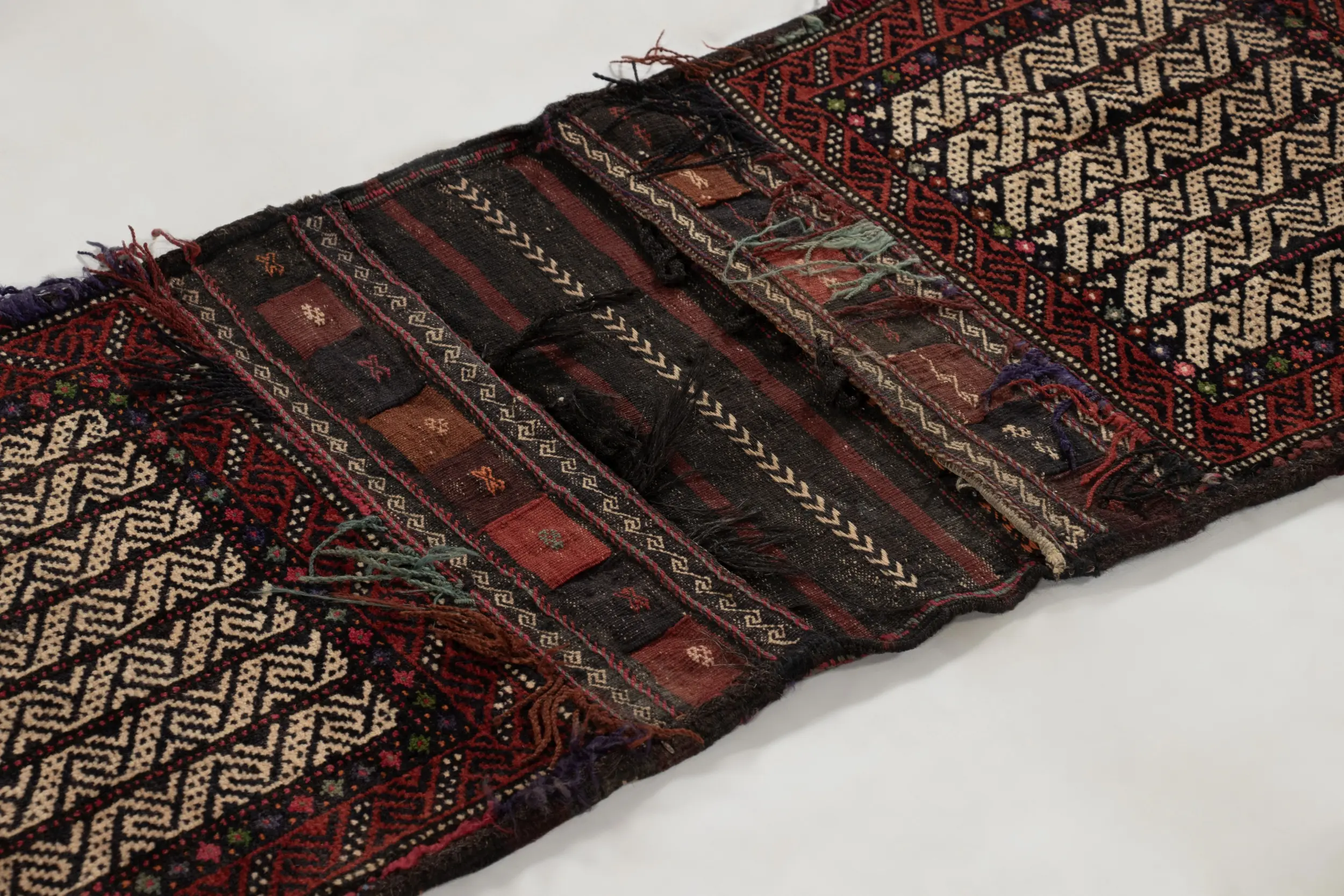 Antique Saddle Bag Runner Rug