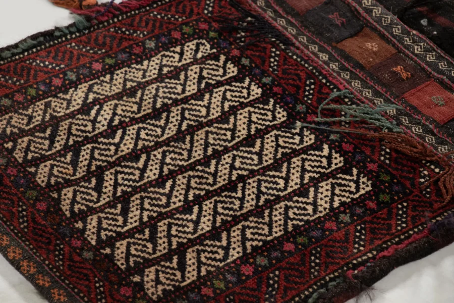Antique Saddle Bag Runner Rug