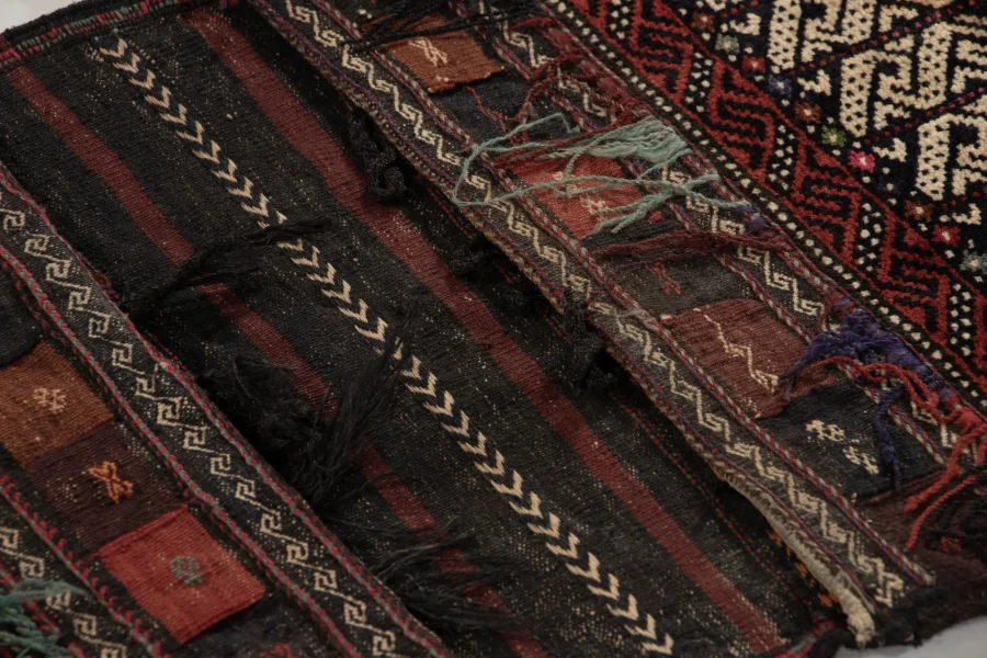Antique Saddle Bag Runner Rug