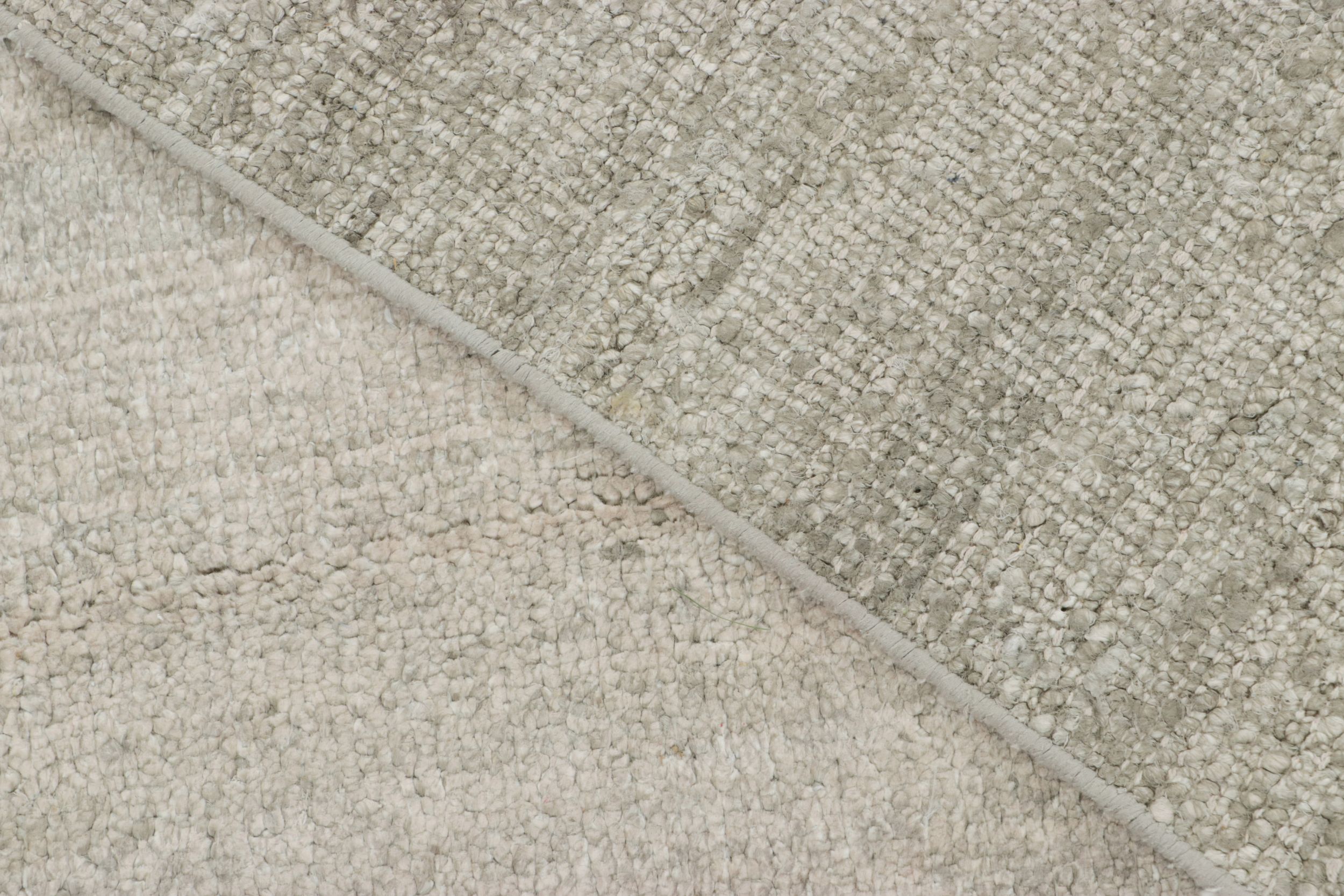 Modern Textural Striae Rug