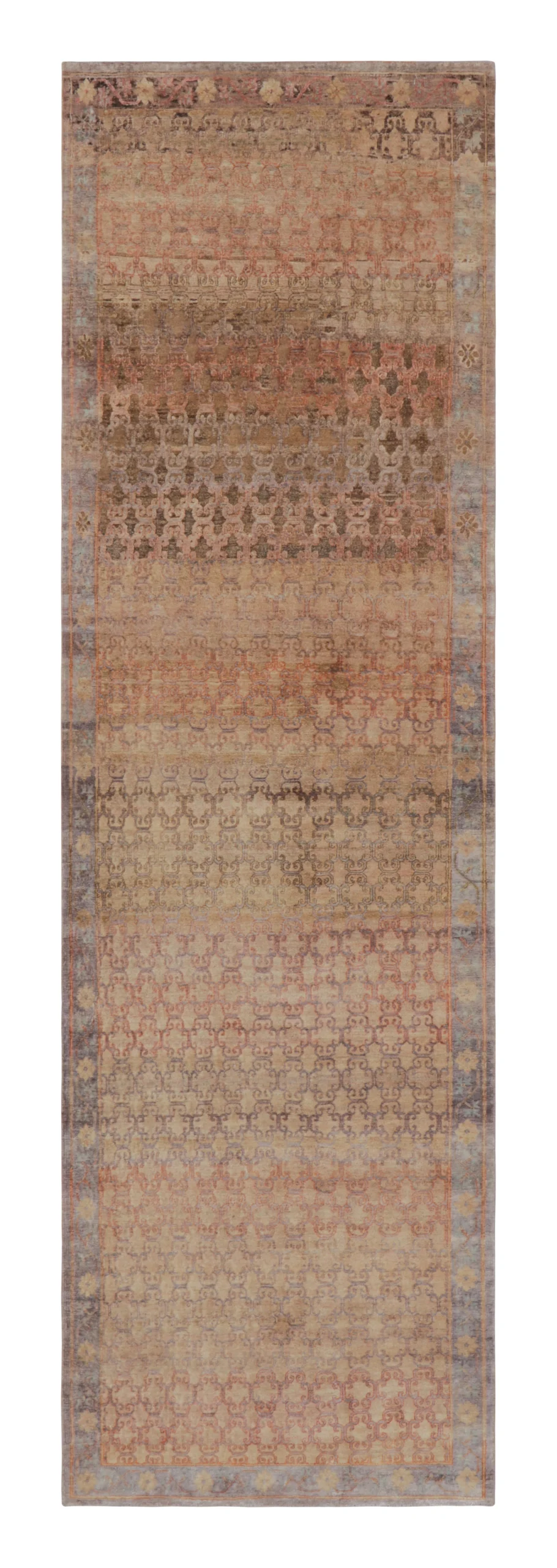 Modern Floral runer rug