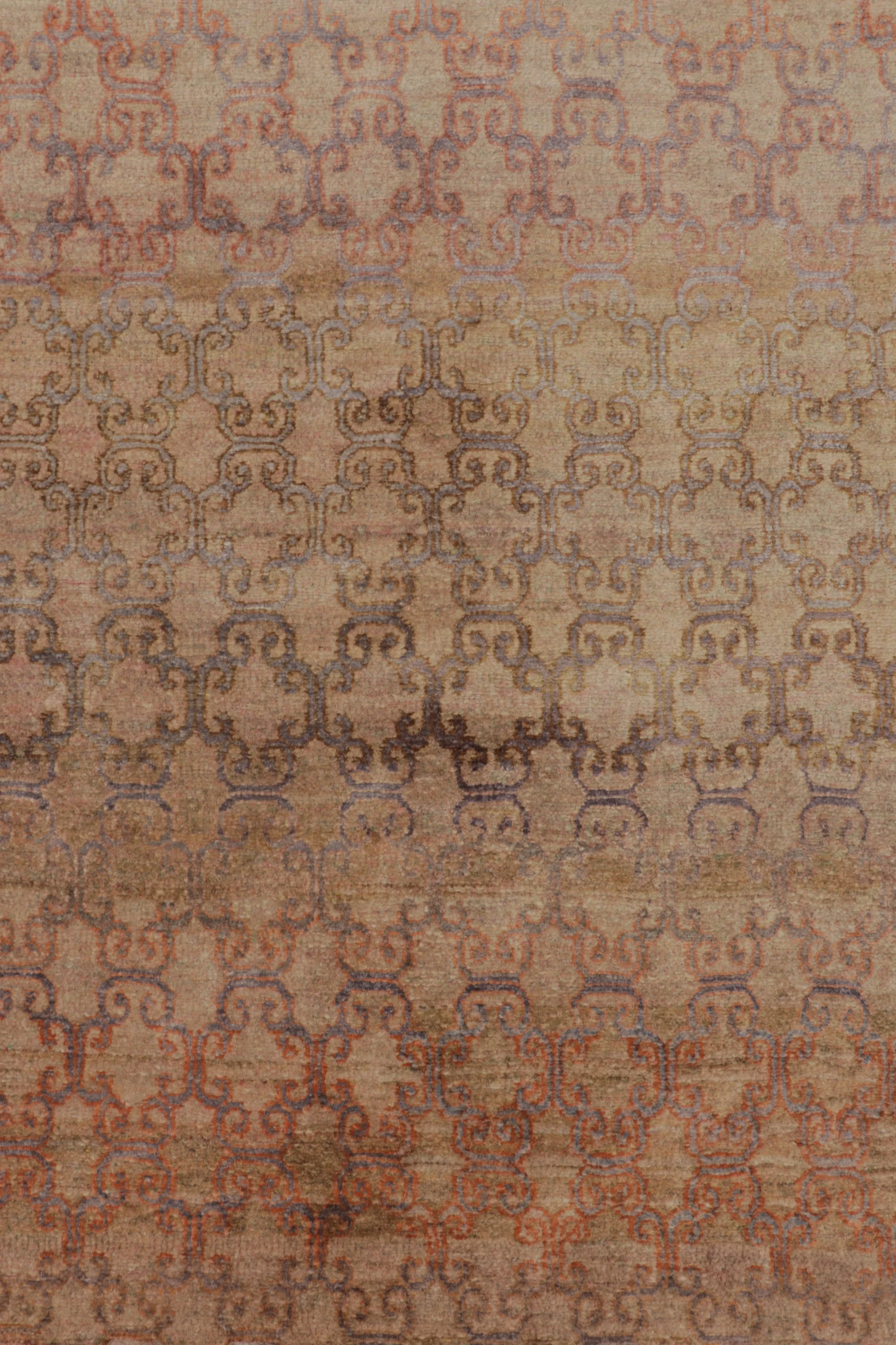 Modern Floral runer rug