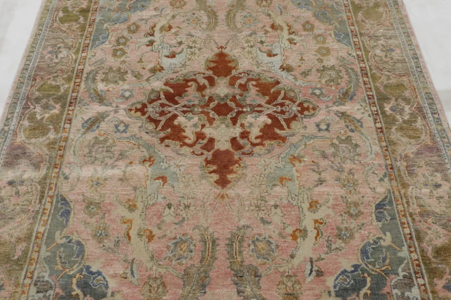 Modern floral Medallion Rug