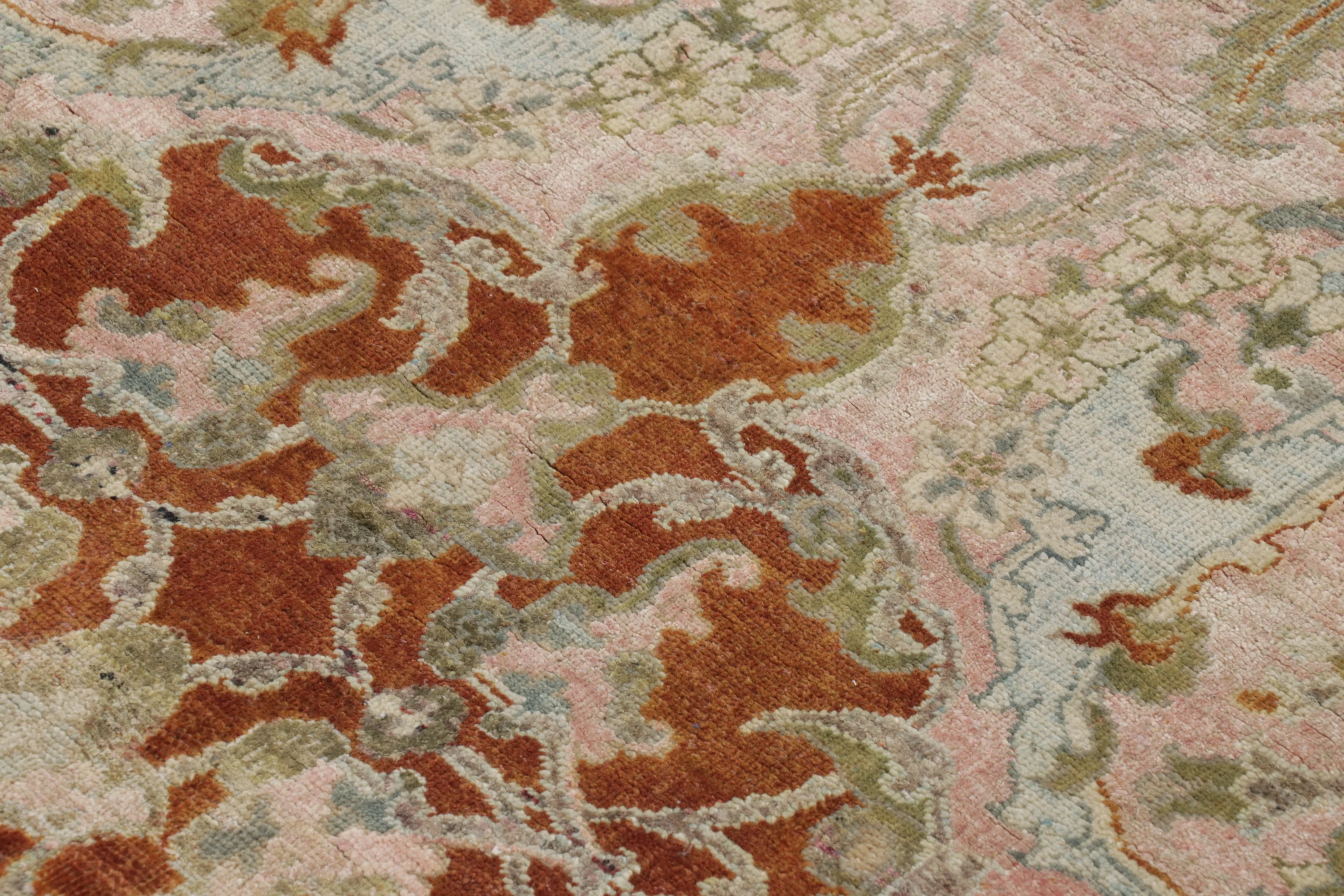 Modern floral Medallion Rug