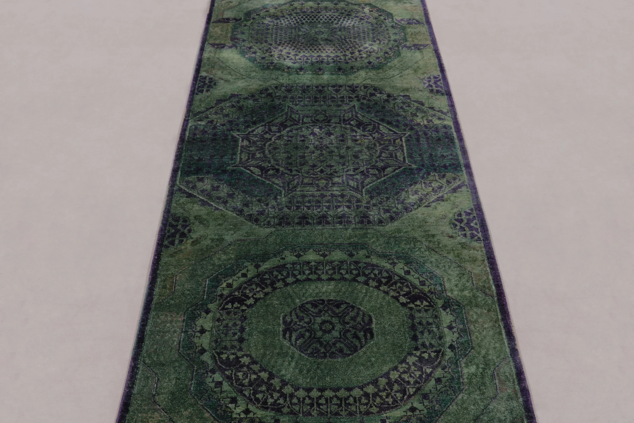 Alt Text: Modern Abstract Geometric Rug