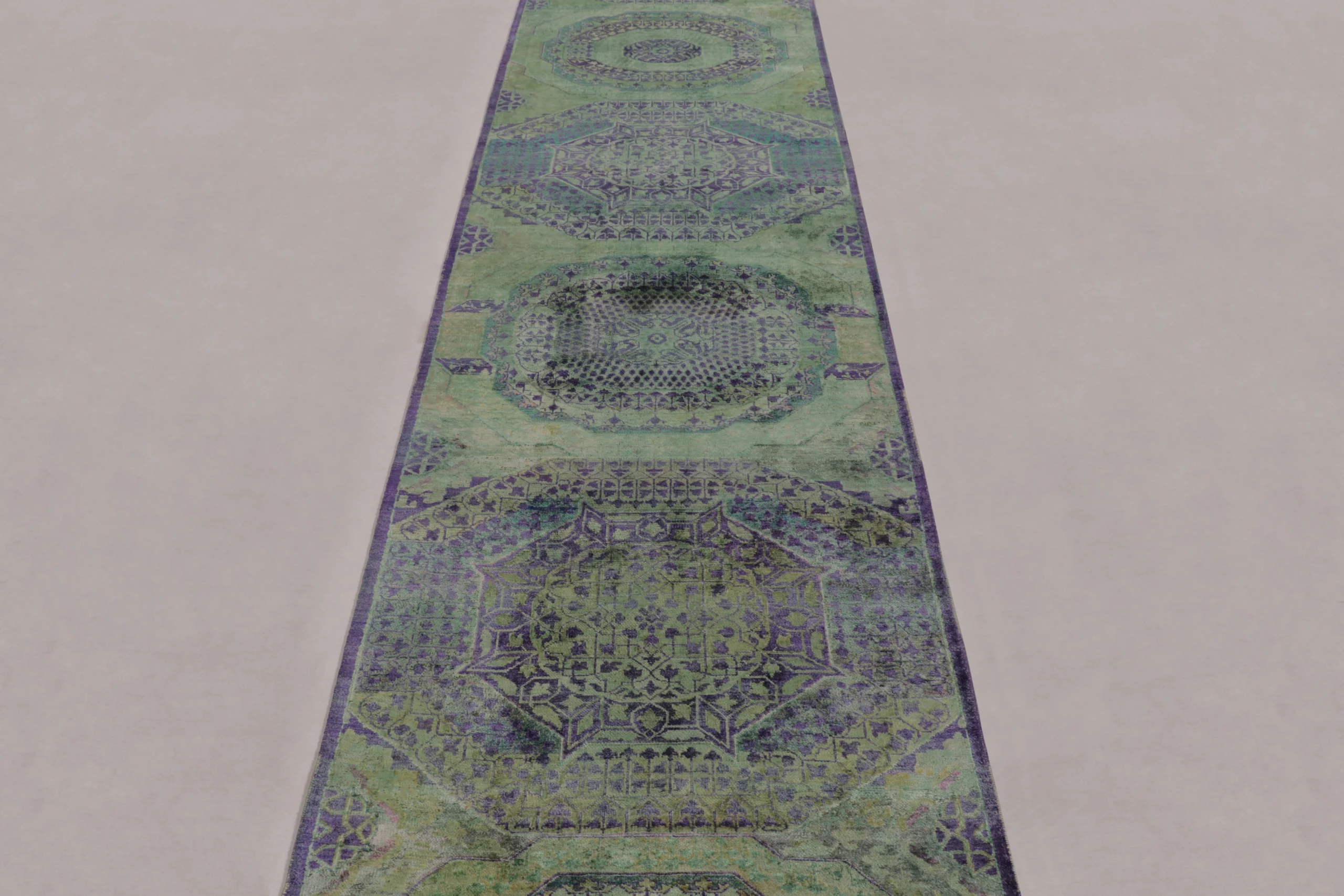 Alt Text: Modern Abstract Geometric Rug