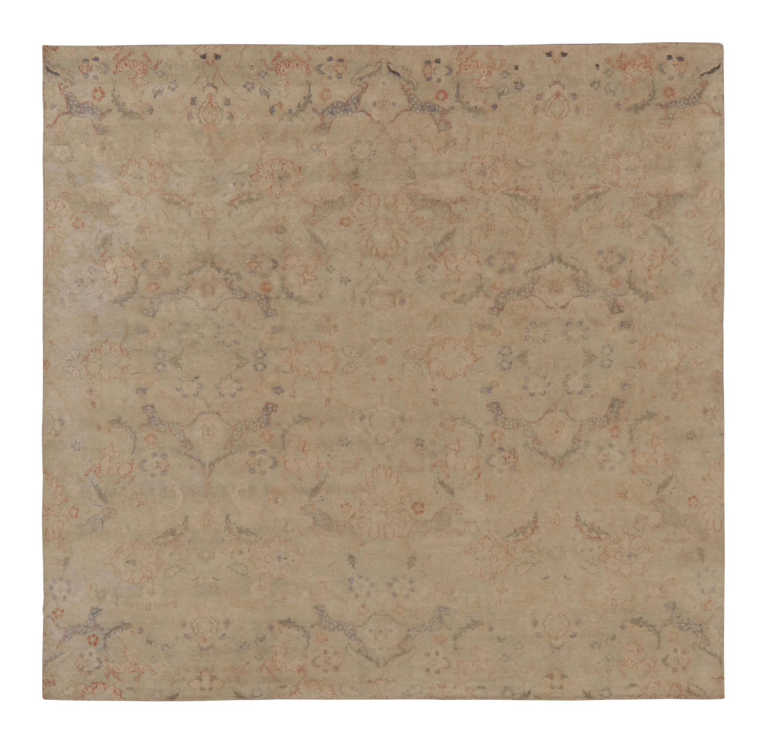 Modern All-over Floral Rug