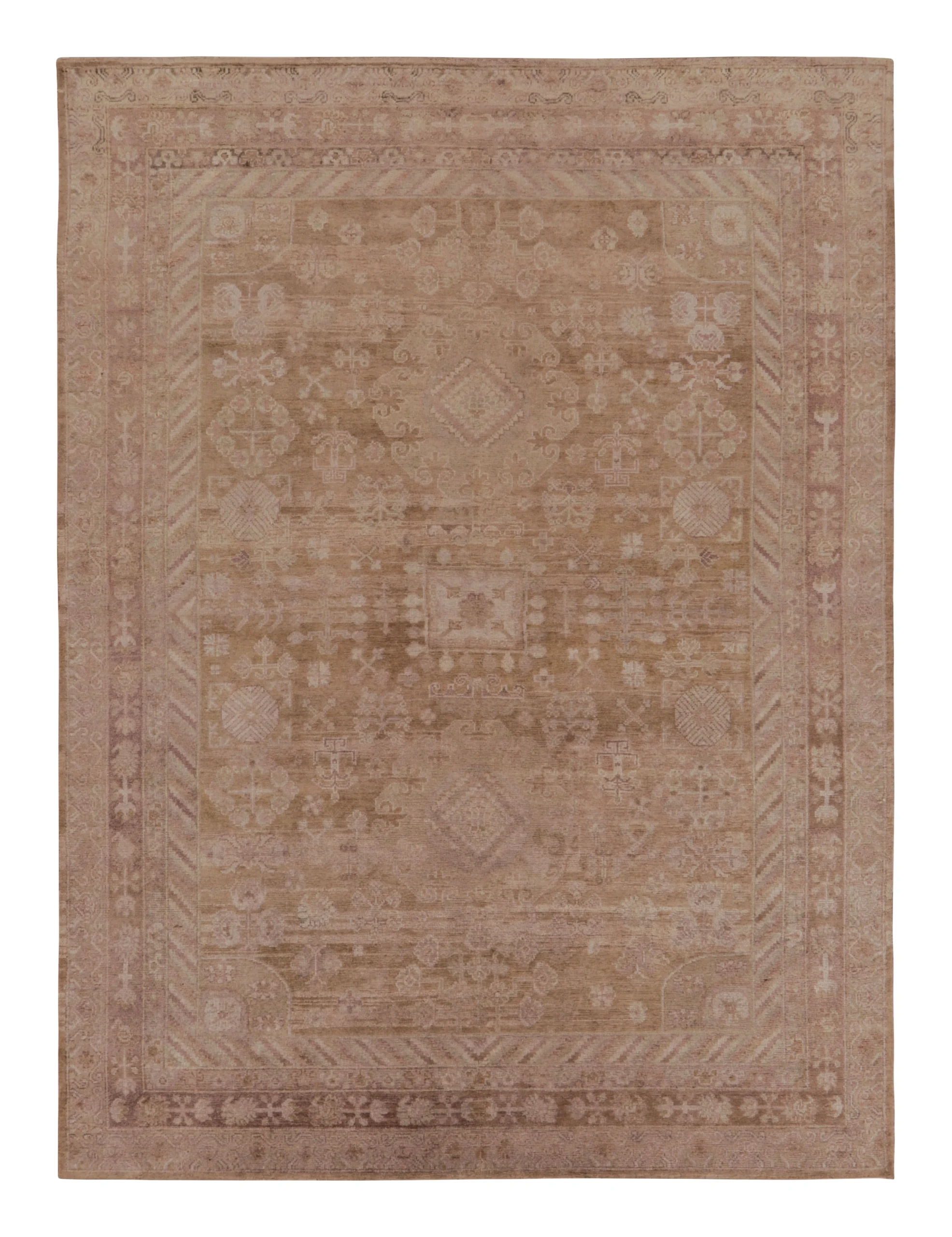 Modern Floral Geometric Rug