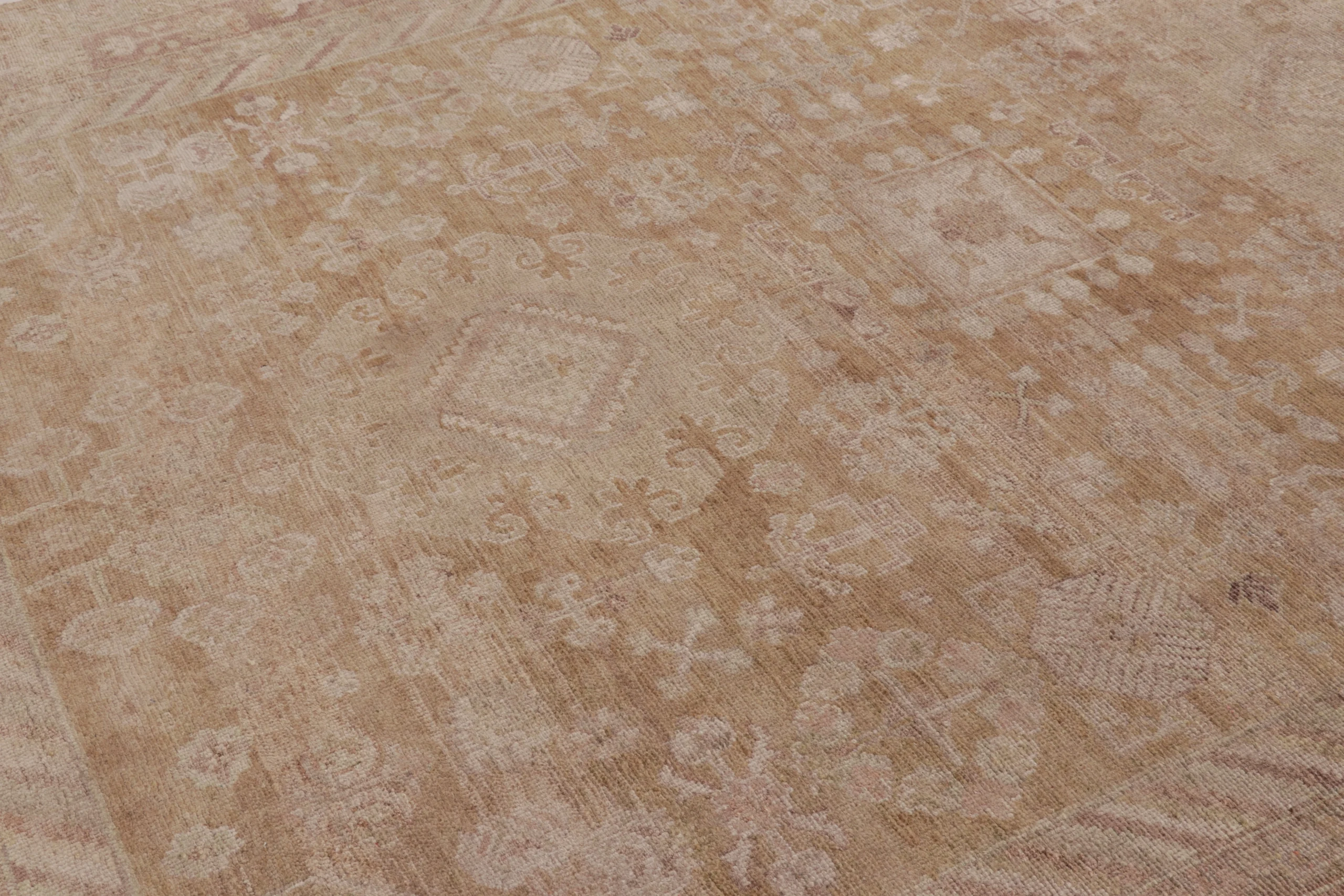 Modern Floral Geometric Rug