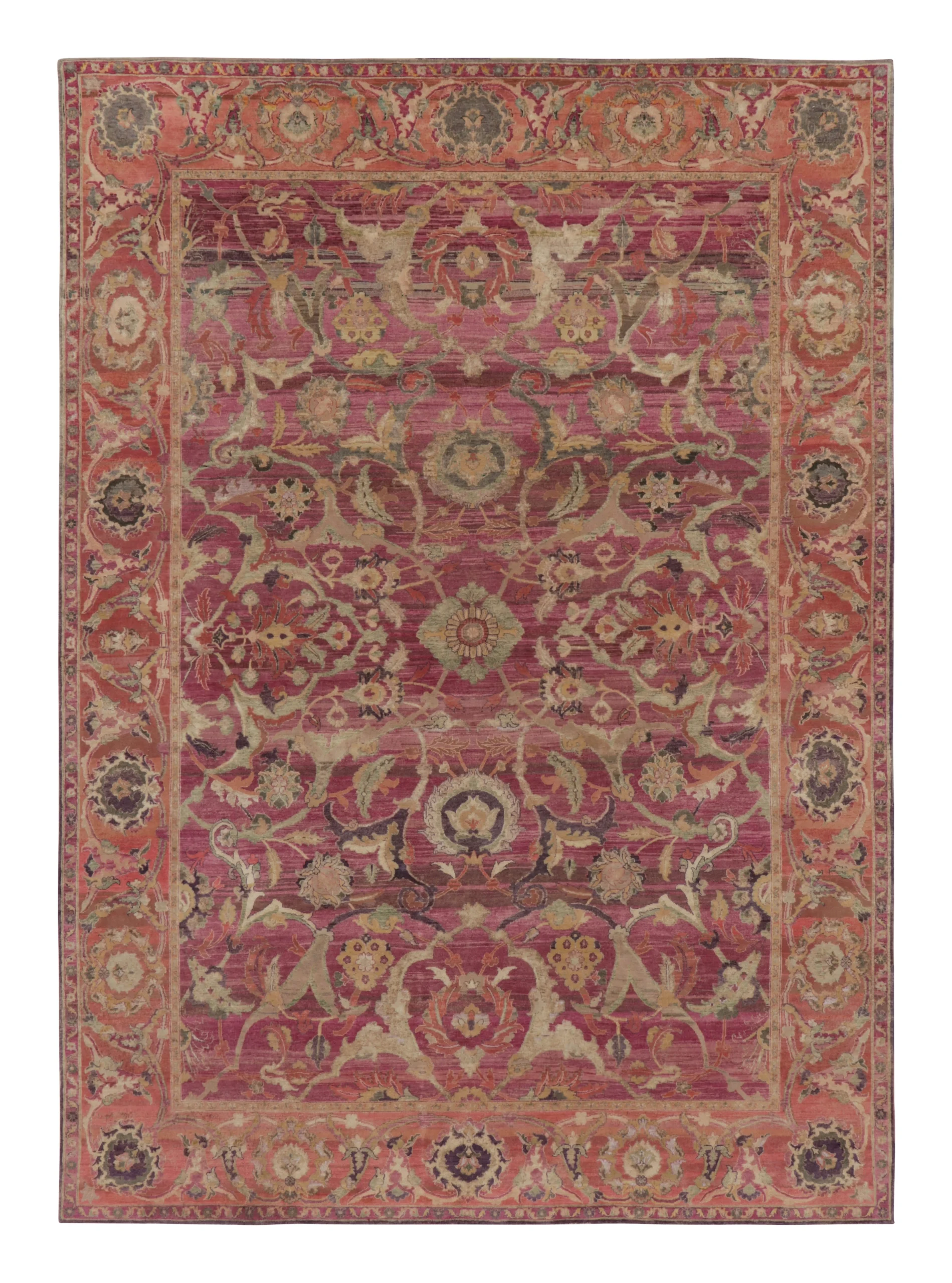 Modern Floral Medallion Rug