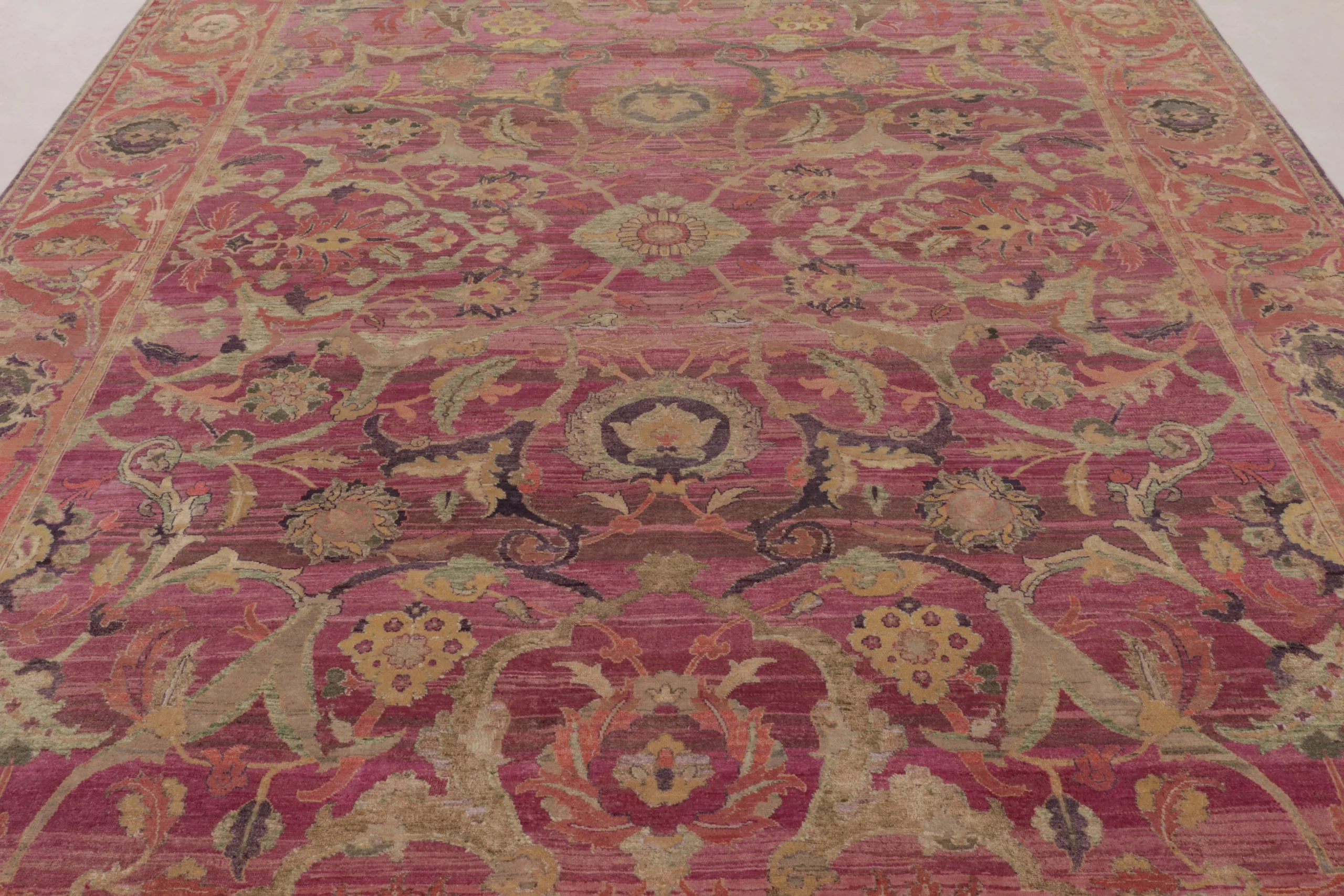 Modern Floral Medallion Rug