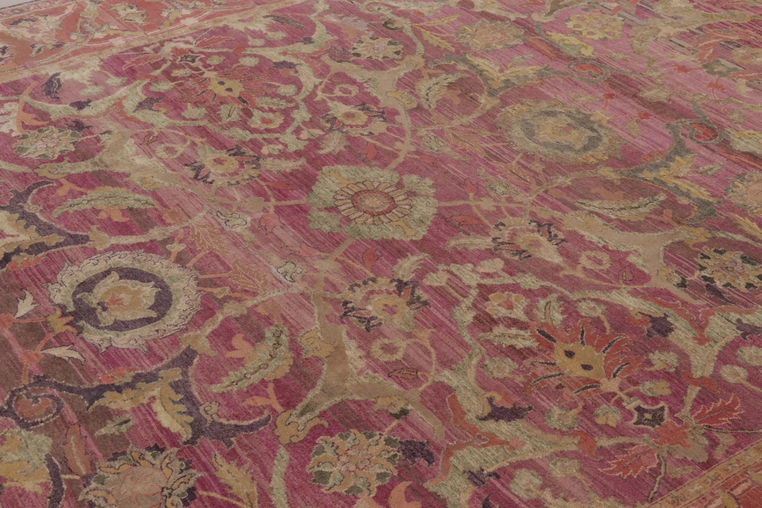 Modern Floral Medallion Rug