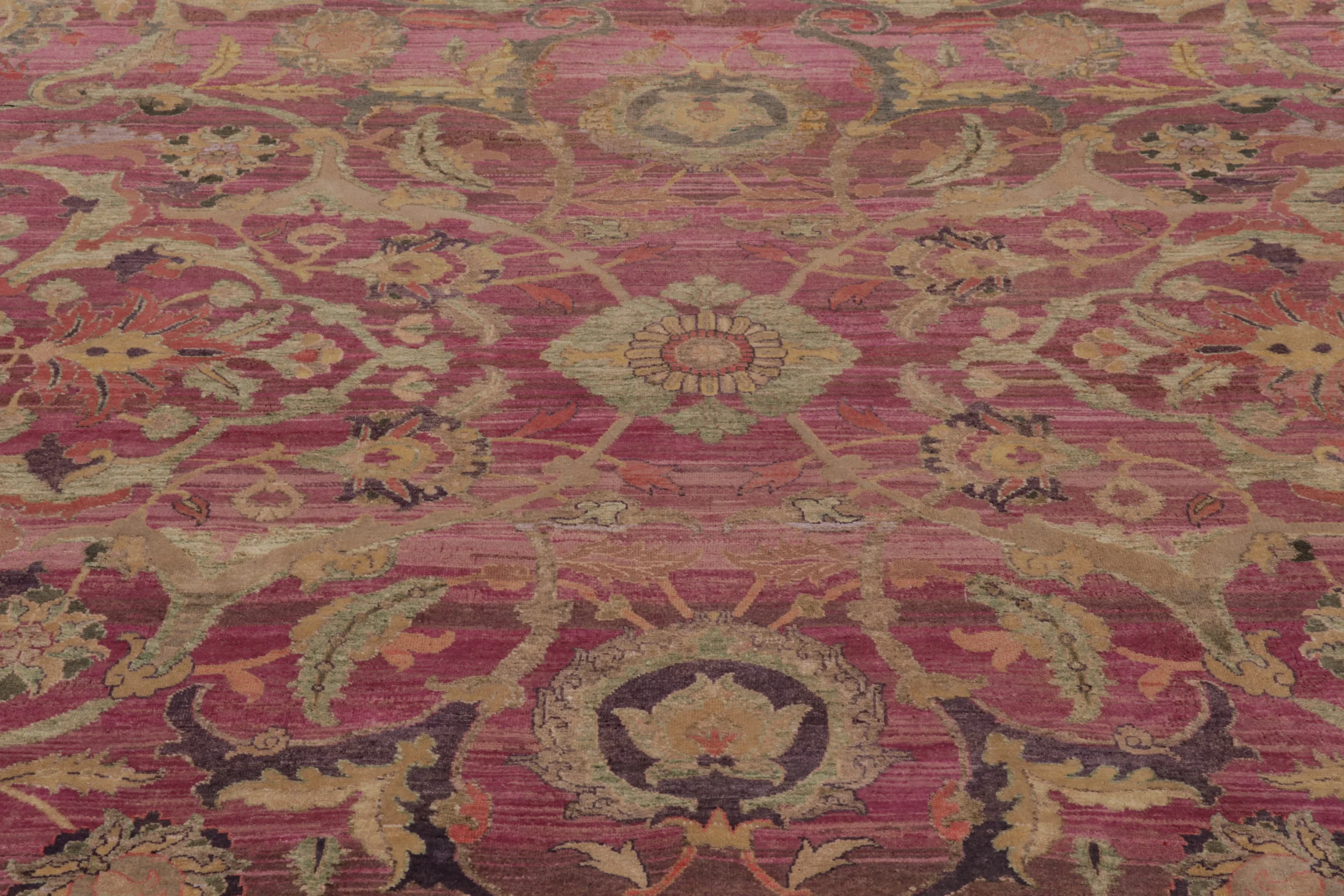 Modern Floral Medallion Rug