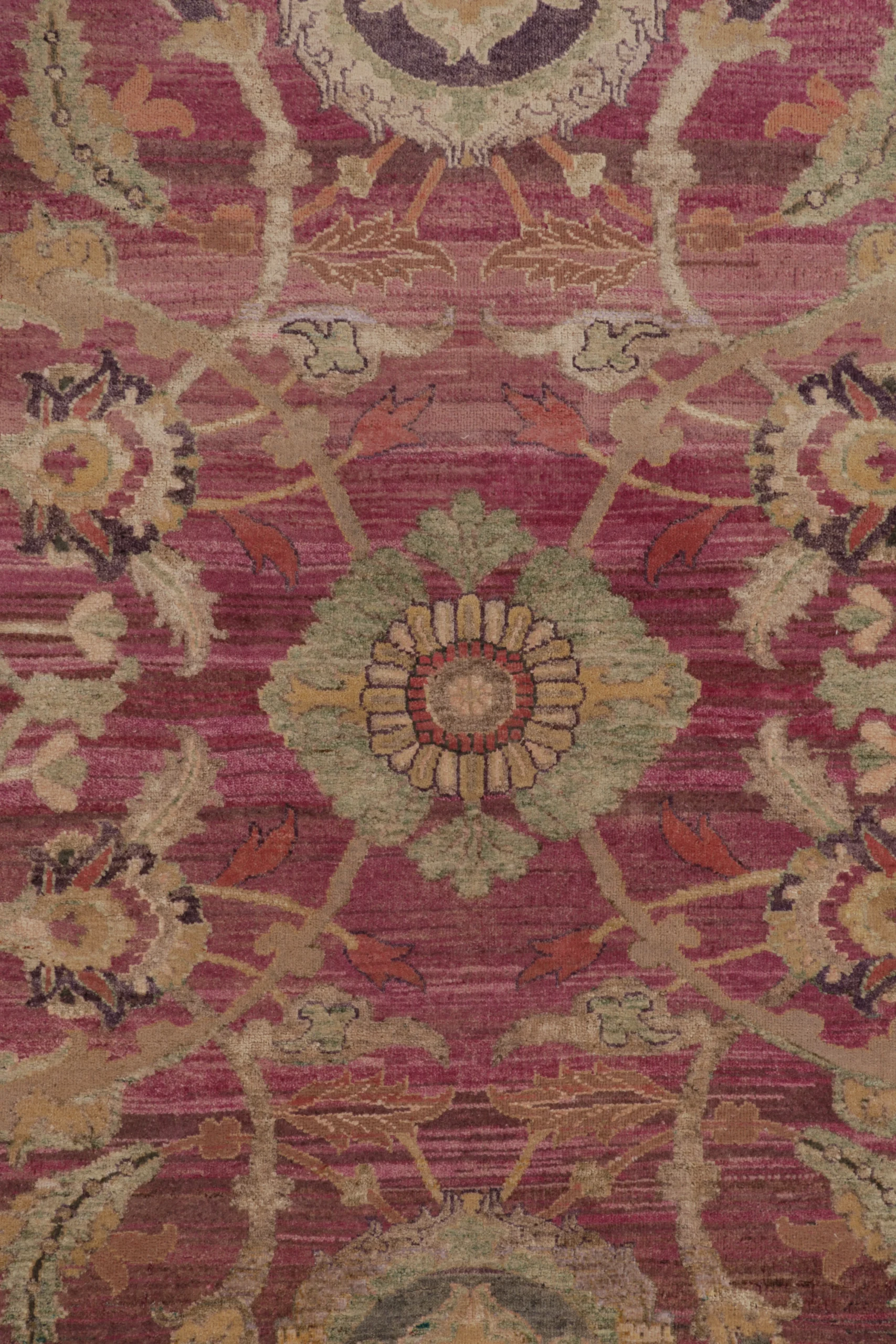 Modern Floral Medallion Rug