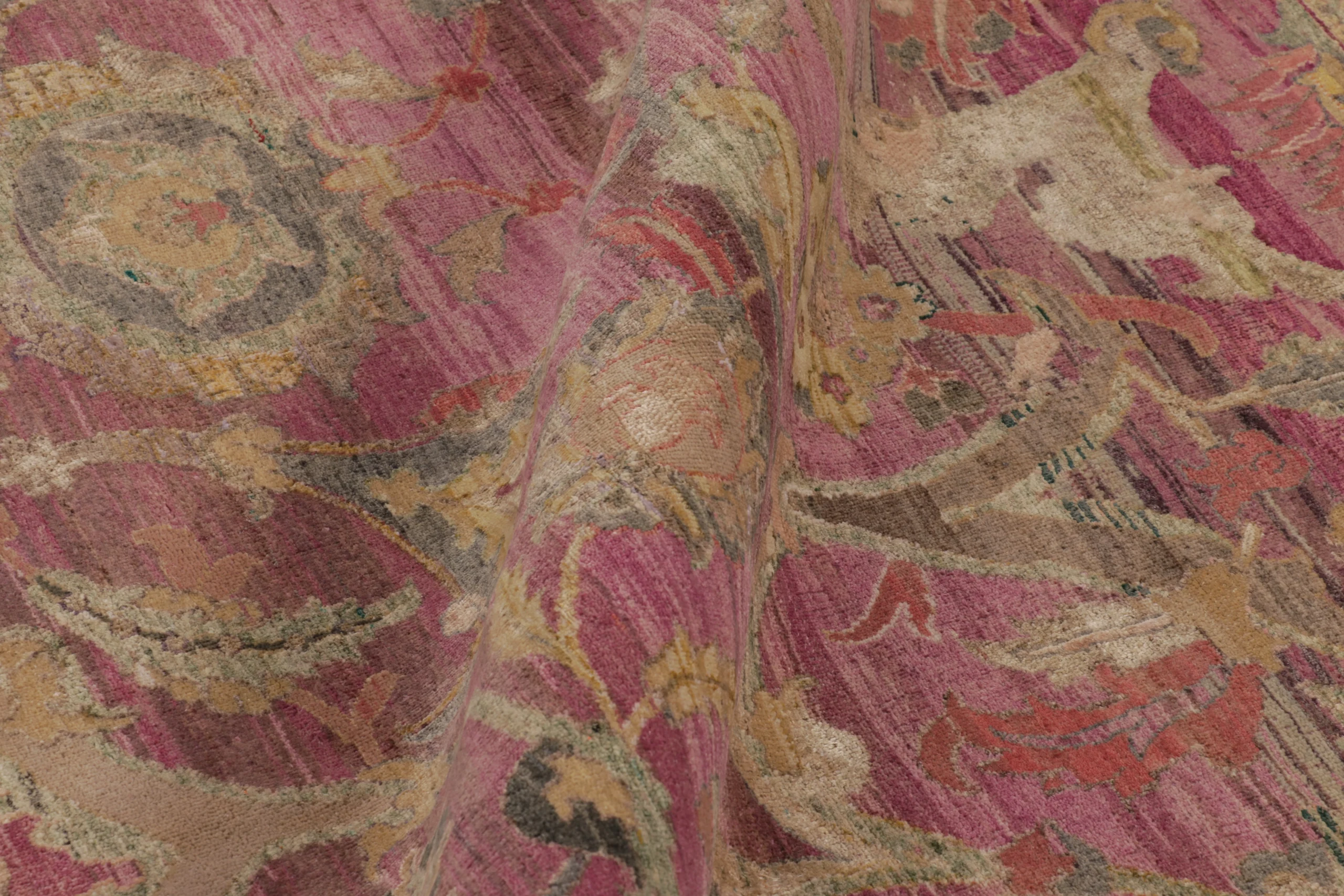 Modern Floral Medallion Rug