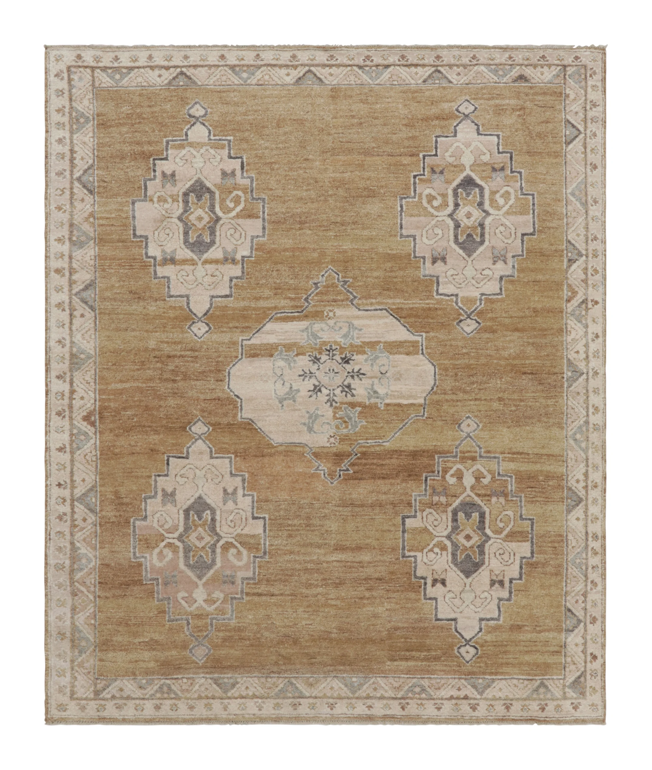 Modern Classic Floral Medallion Rug