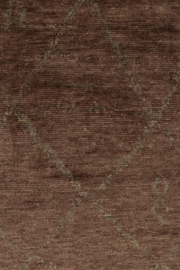 Modern Moroccan Tribal Square Rug