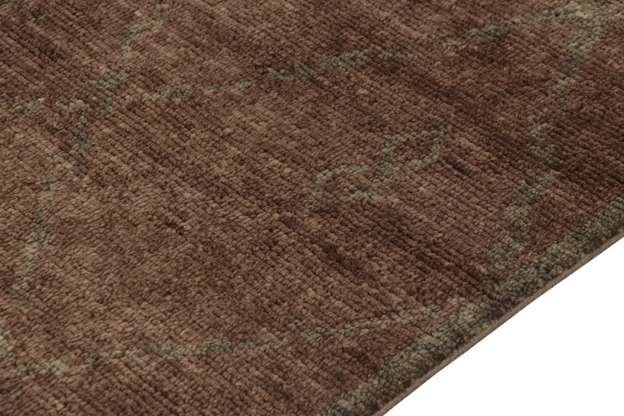 Modern Moroccan Tribal Square Rug