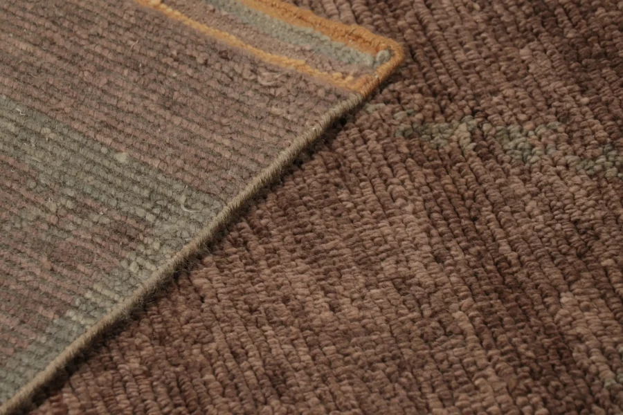 Modern Moroccan Tribal Square Rug