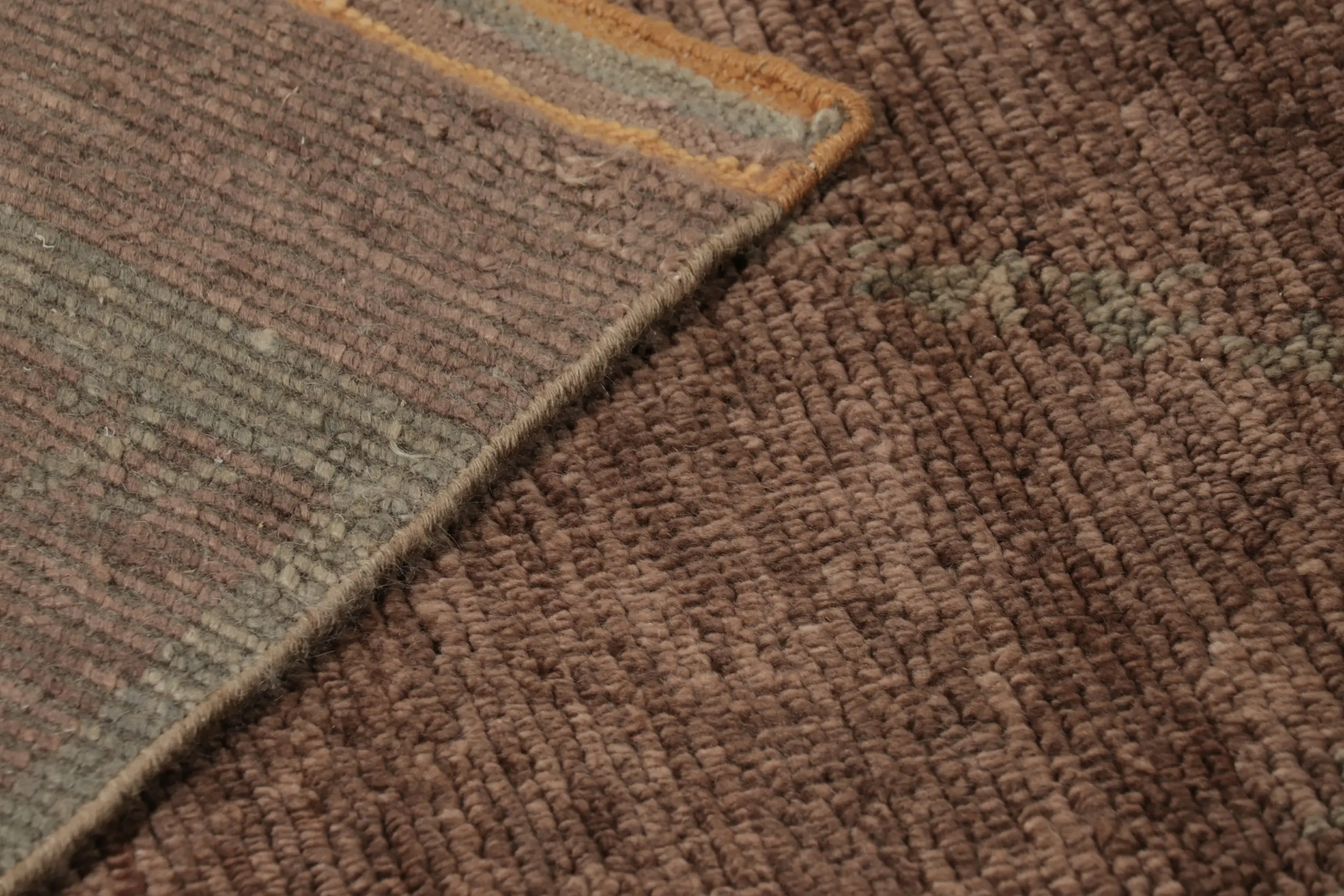 Modern Moroccan Tribal Square Rug