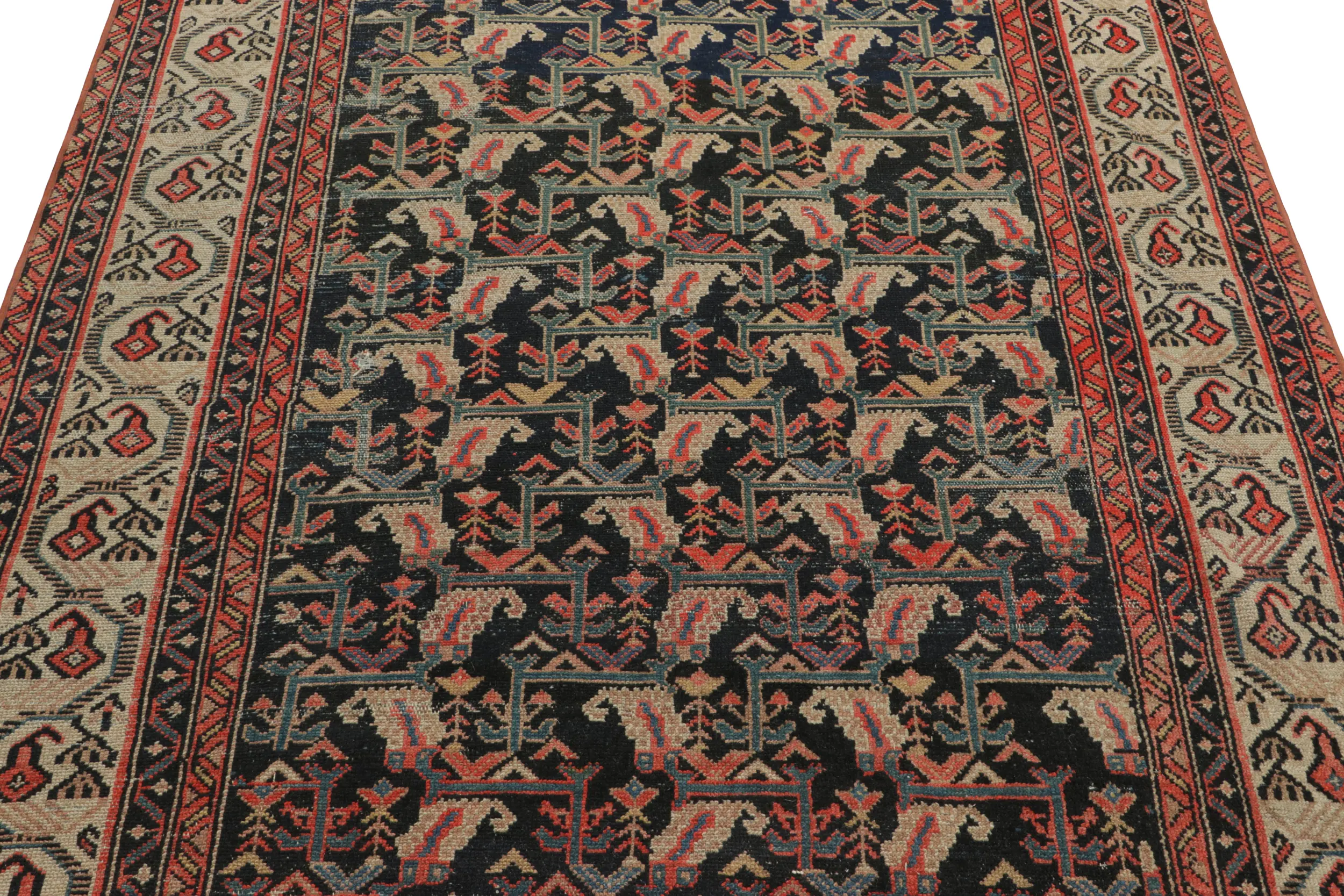 Vintage Persian Malayer Rug