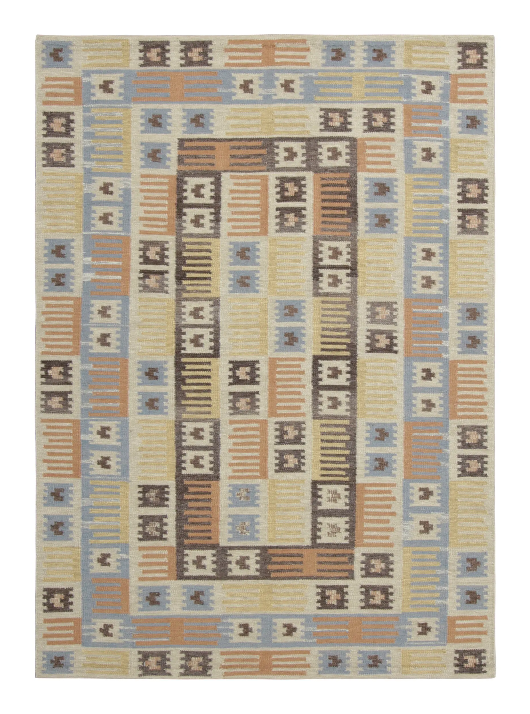 Scandinavian Geometric Custom Rug
