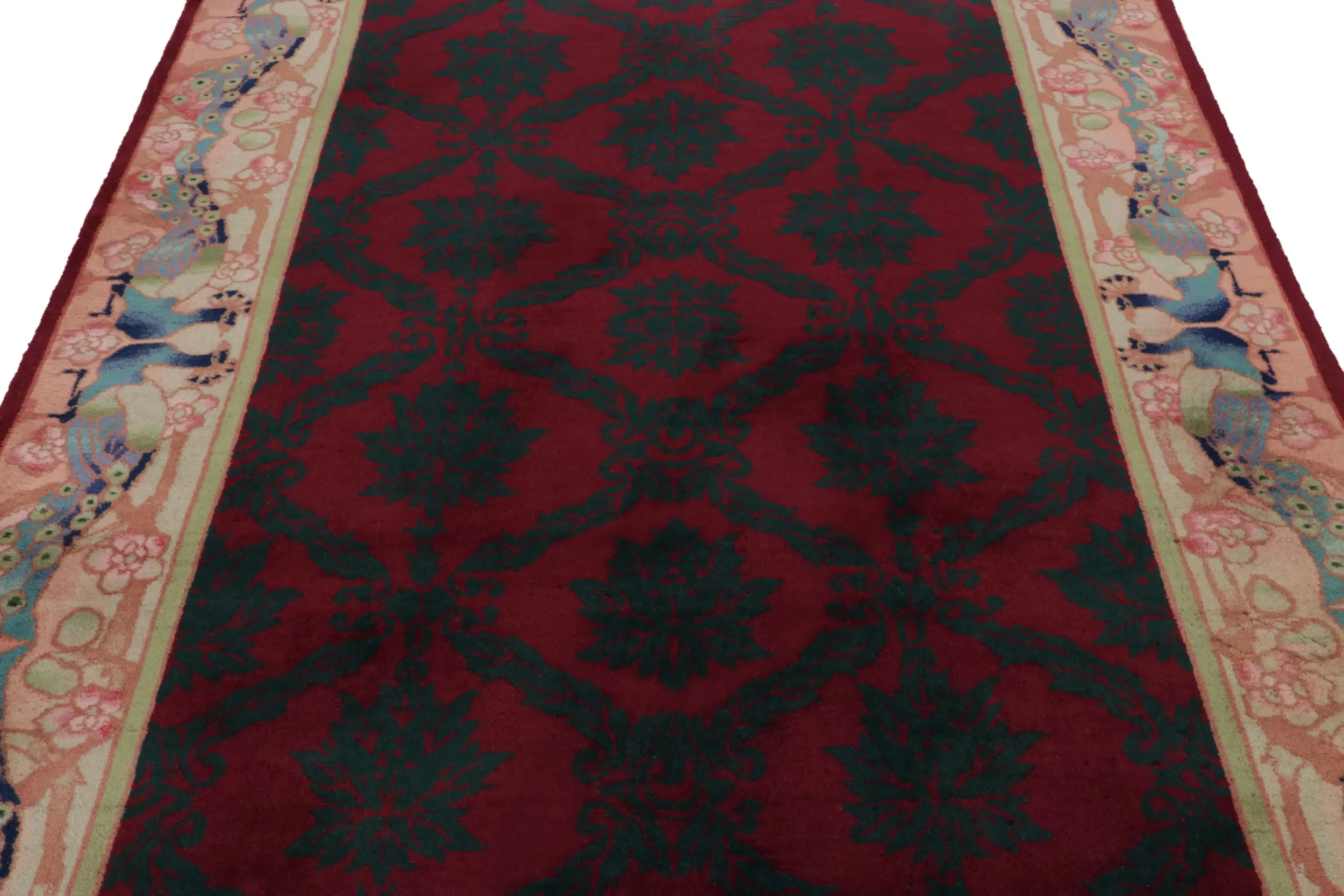 Antique Chinese Deco Rug