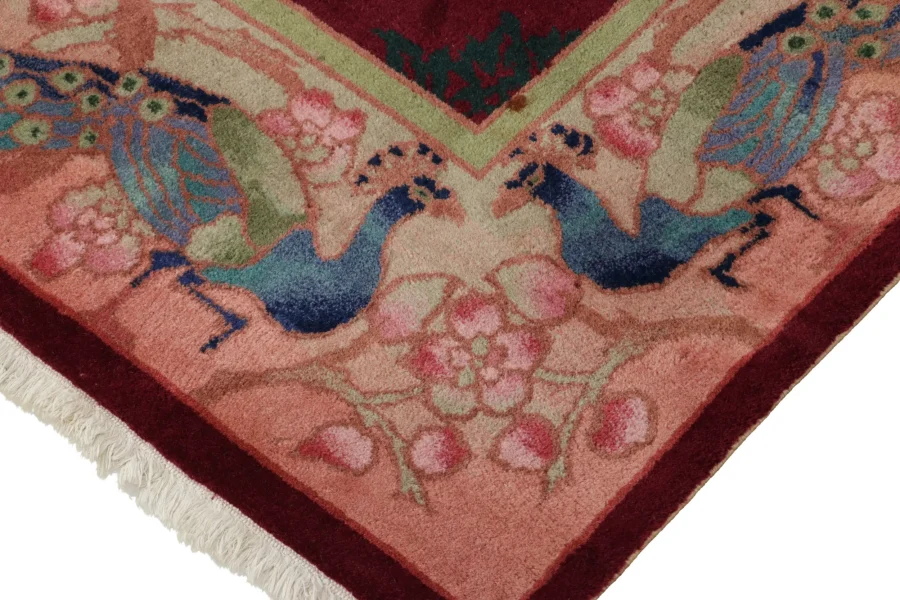 Antique Chinese Deco Rug