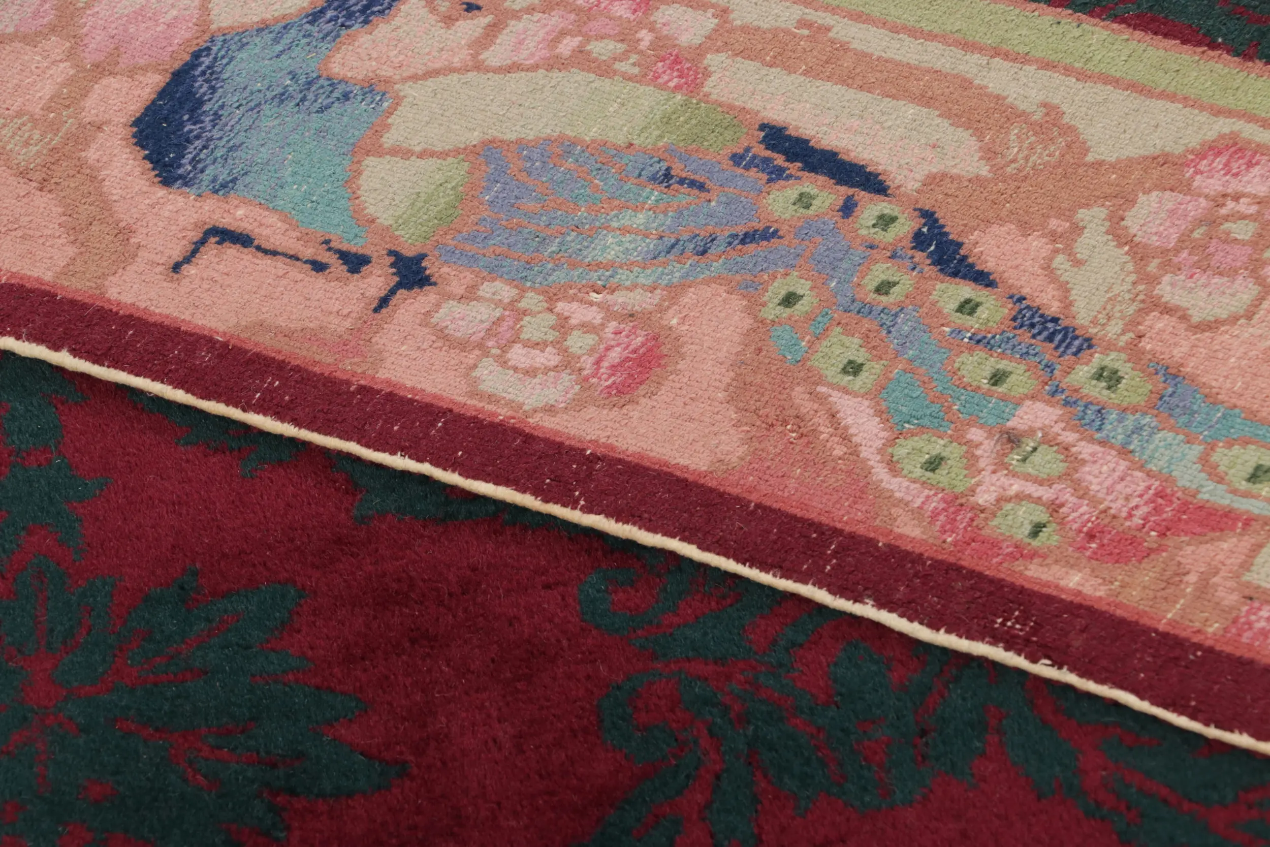 Antique Chinese Deco Rug