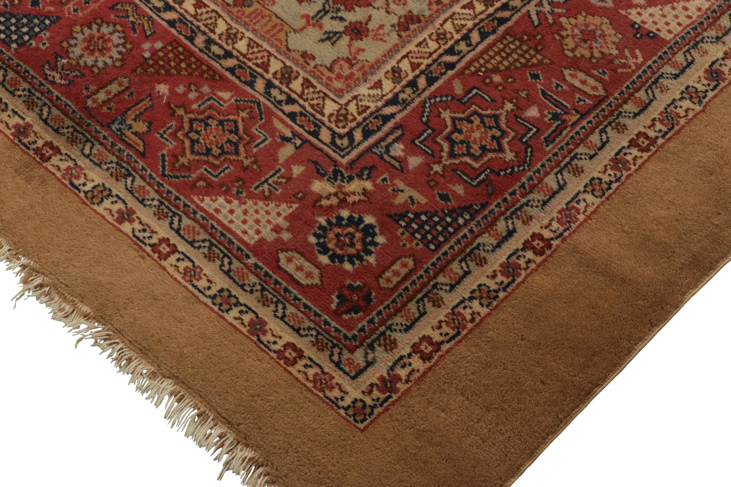 Antique Persian Serapi Medallion Rug