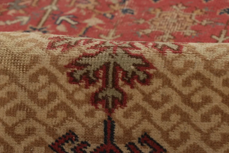 Antique Persian Serapi Medallion Rug