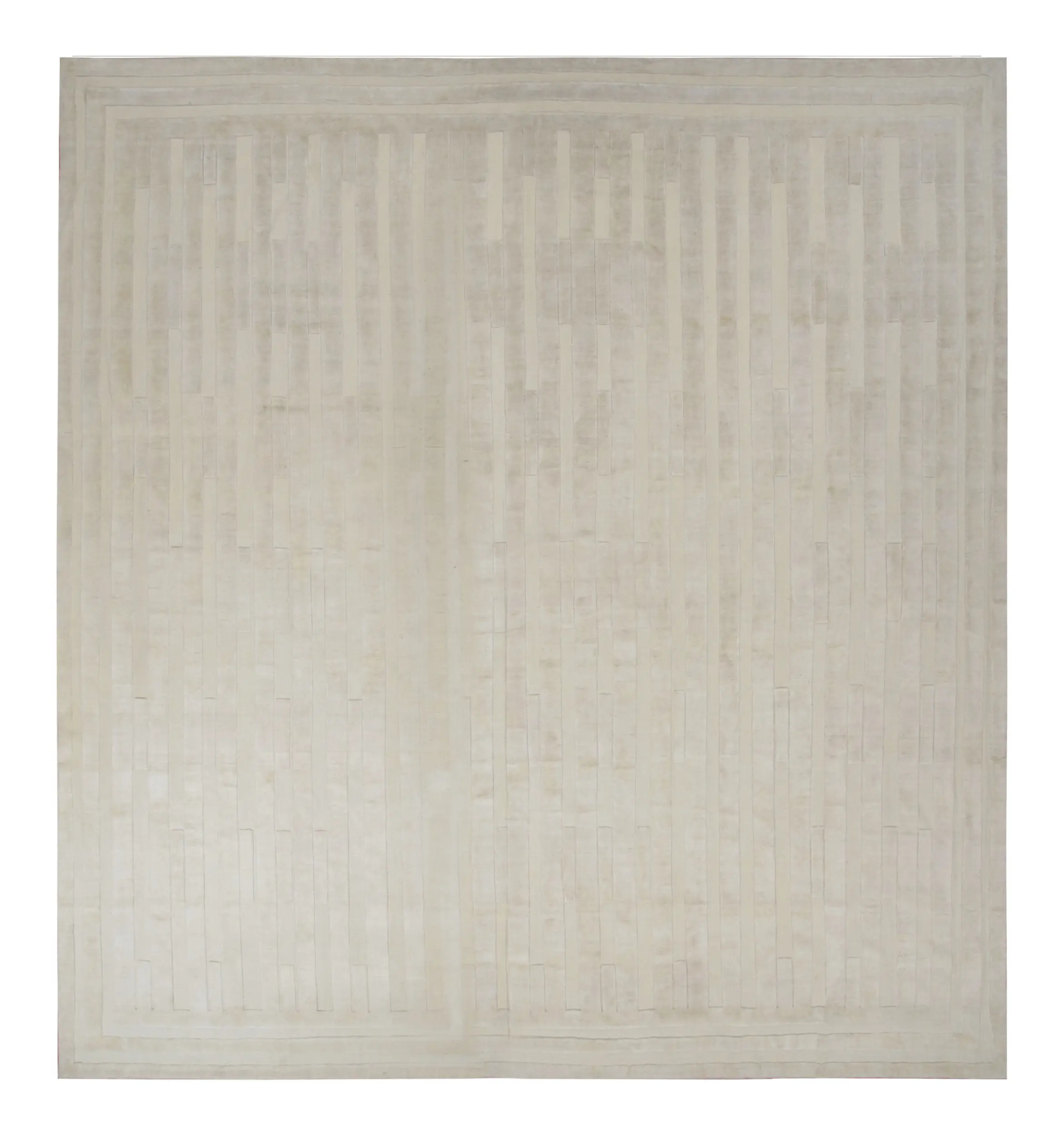 Oversized Modern Textural Striped Rug