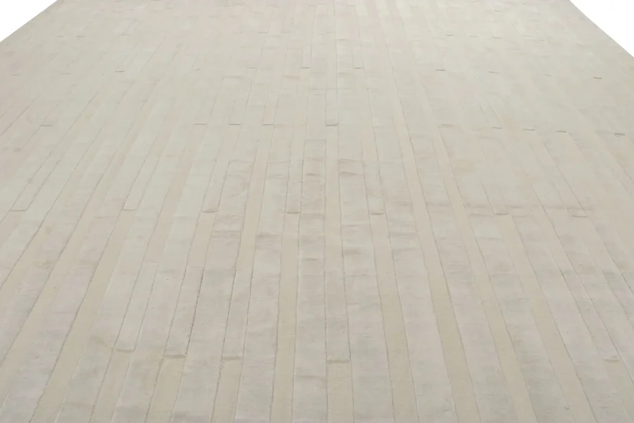 Oversized Modern Textural Striped Rug