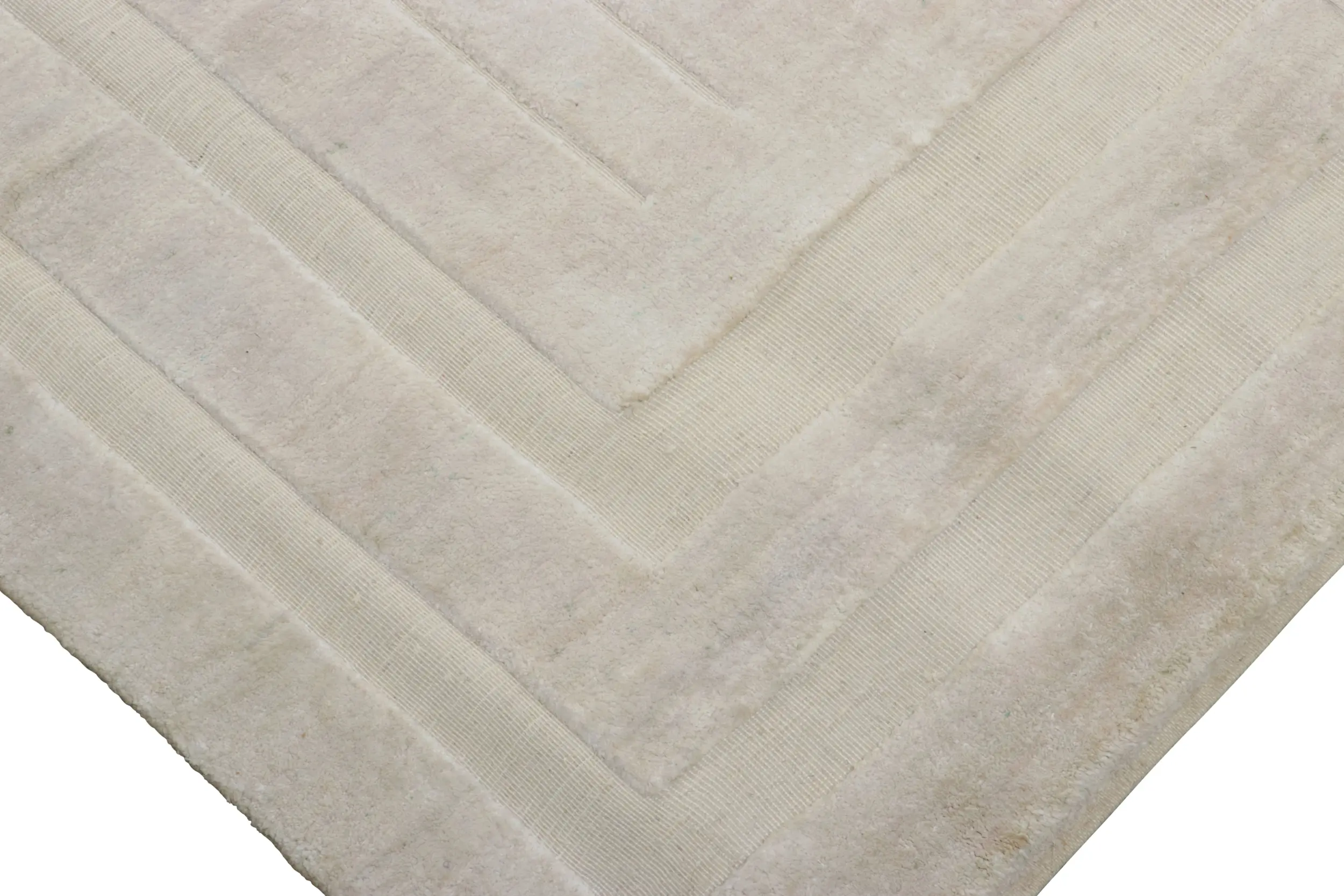 Oversized Modern Textural Striped Rug