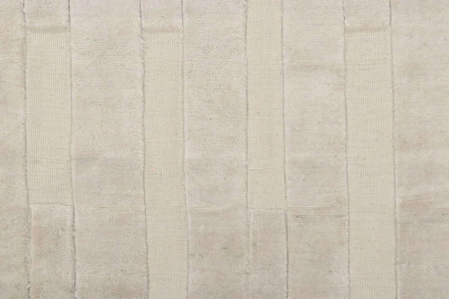 Oversized Modern Textural Striped Rug