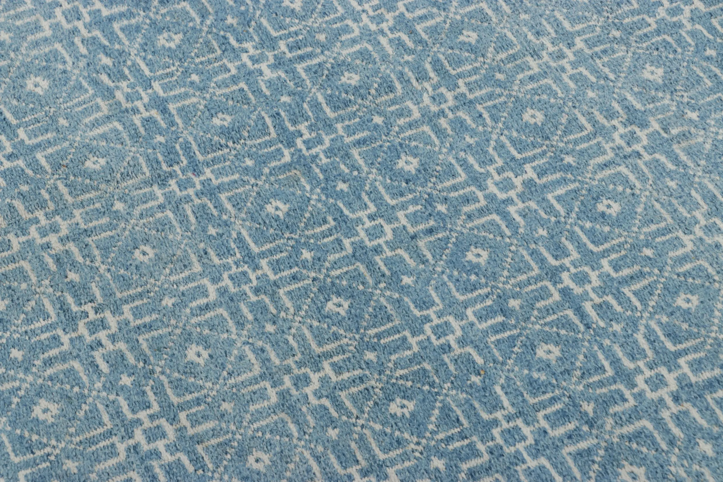 Vintage Persian Mazandaran Geometric Runner Kilim