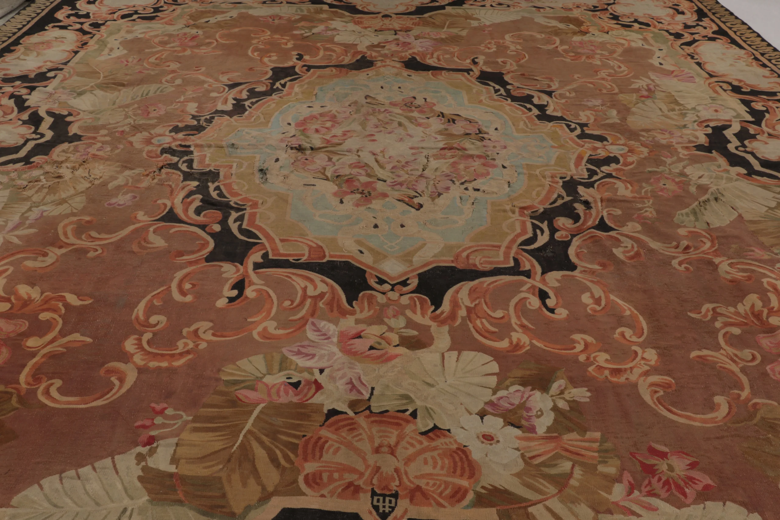 Antique Aubusson Rug