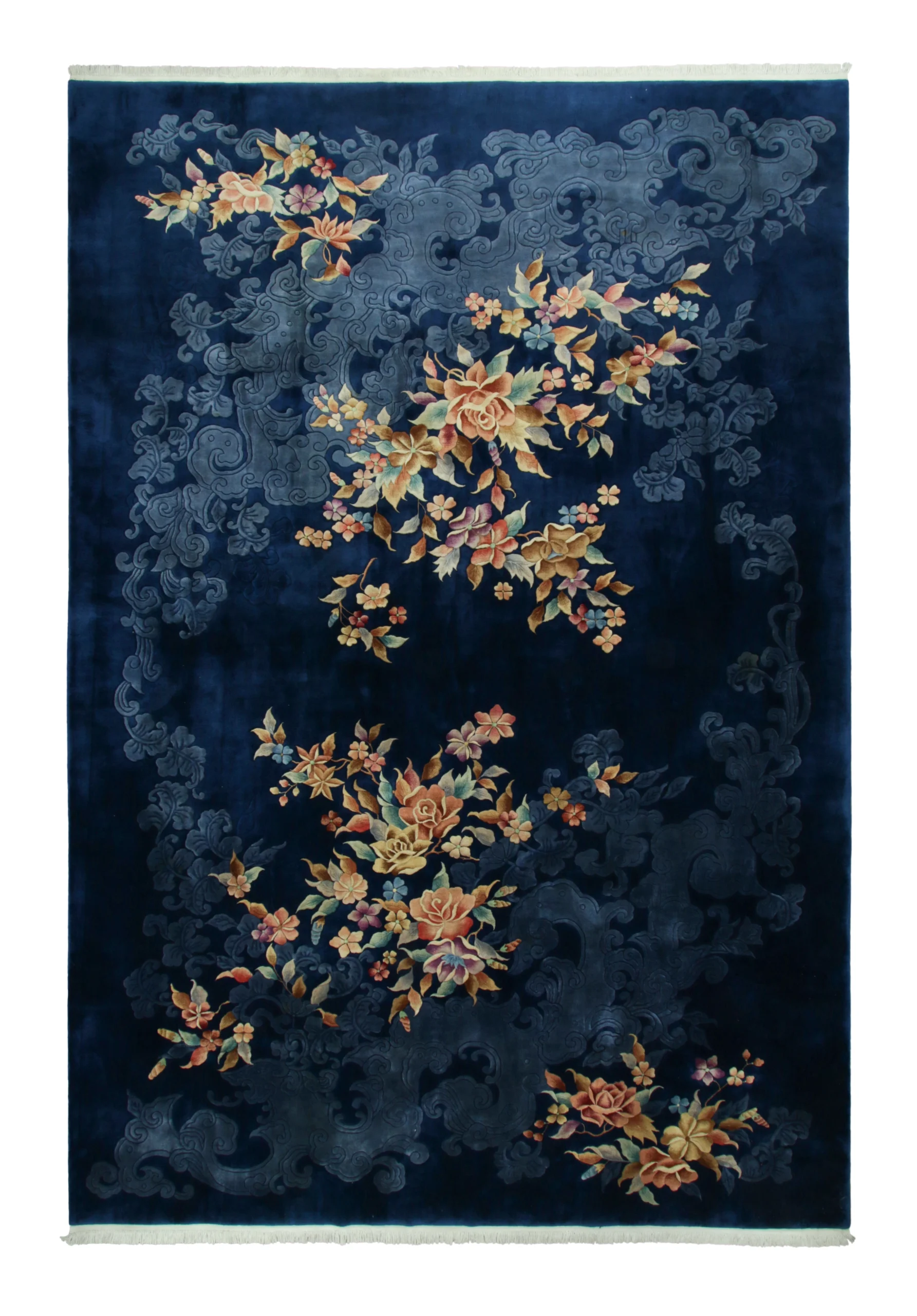 Antique Chinese Art Deco Rug