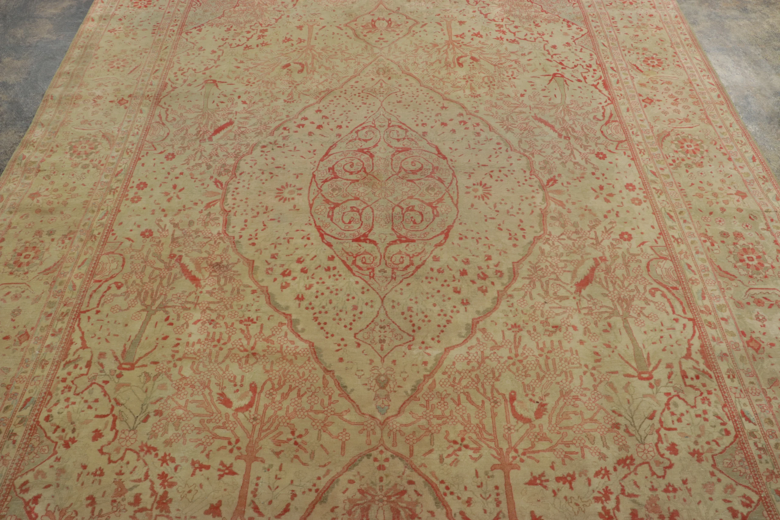 Antique Persian Mohtasham Rug