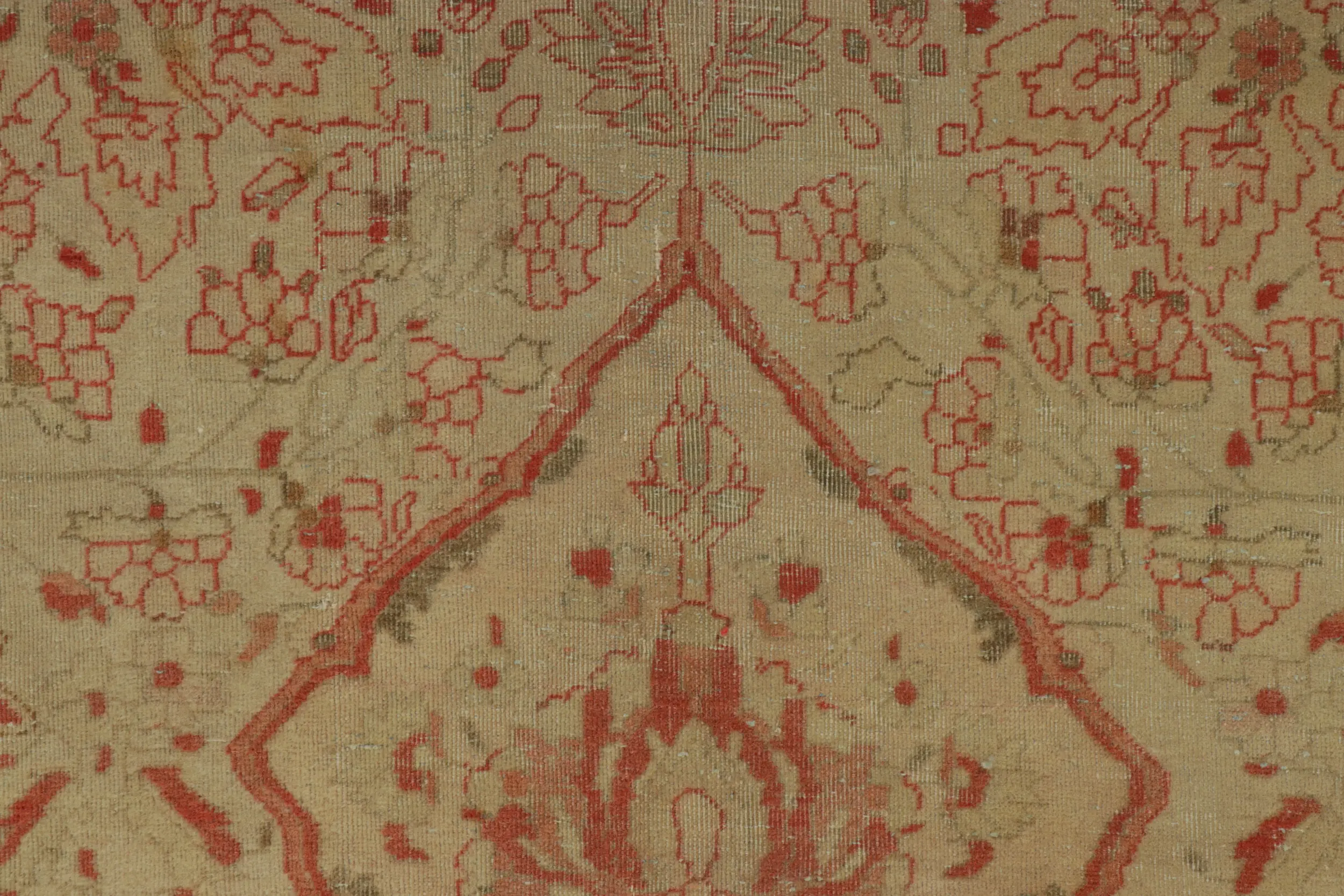 Antique Persian Mohtasham Rug