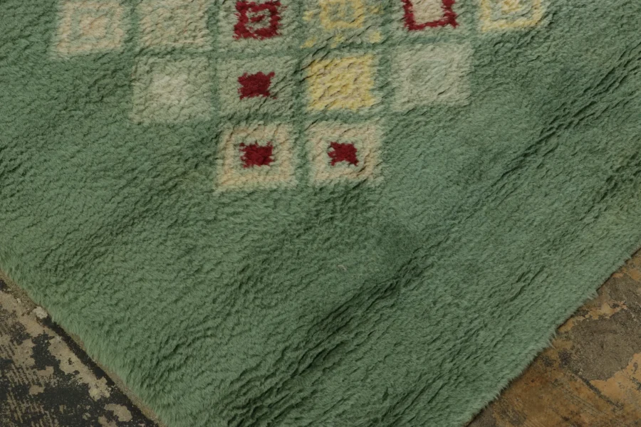 French Art Deco Geometric Runner Rug
