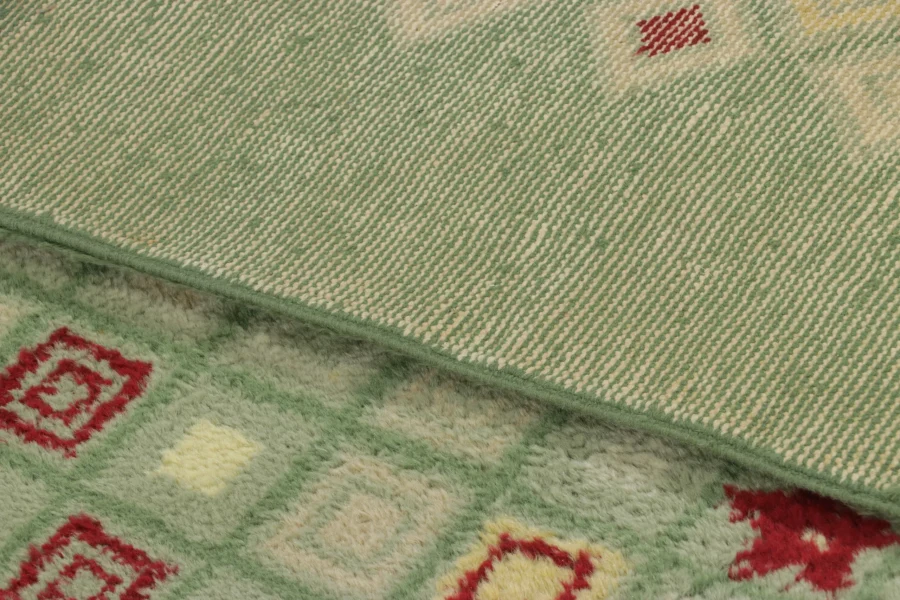 French Art Deco Geometric Runner Rug