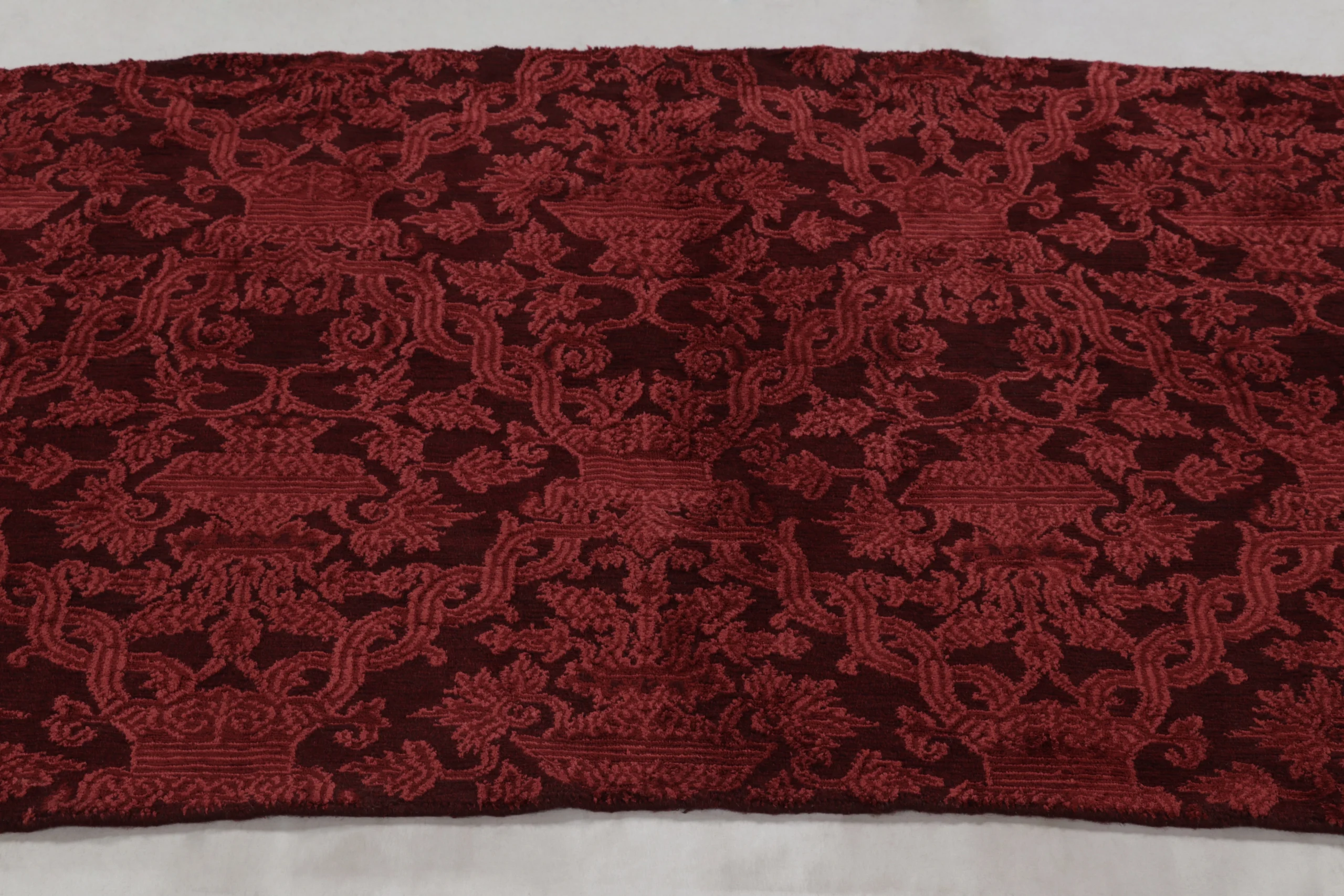 Custom U-Shaped Stair Landing Rug Fragment