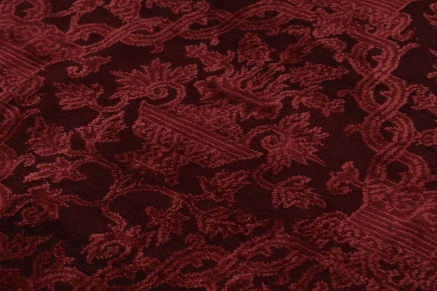 Custom U-Shaped Stair Landing Rug Fragment