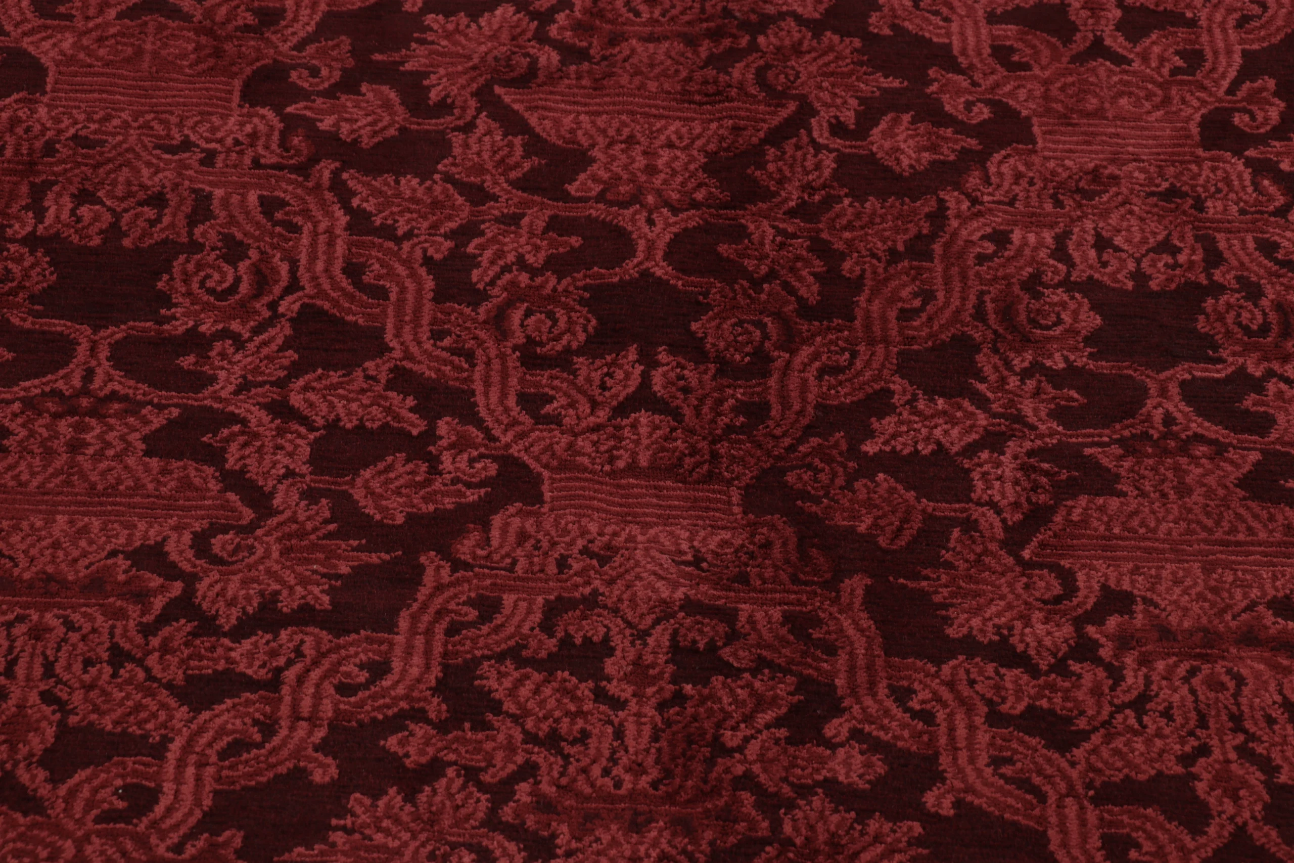 Custom U-Shaped Stair Landing Rug Fragment