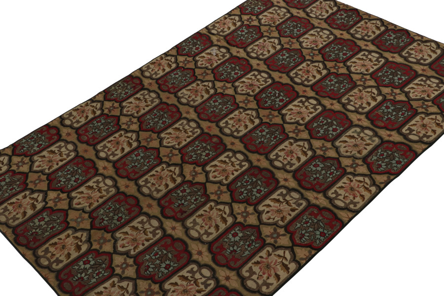 Antique Aubusson Flatweave Rug