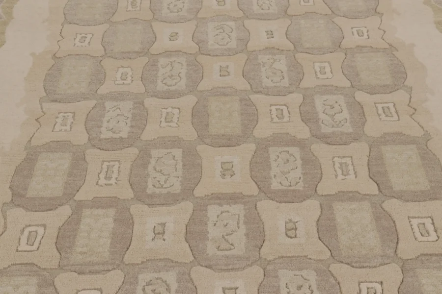 French Art Deco Geometric Rug